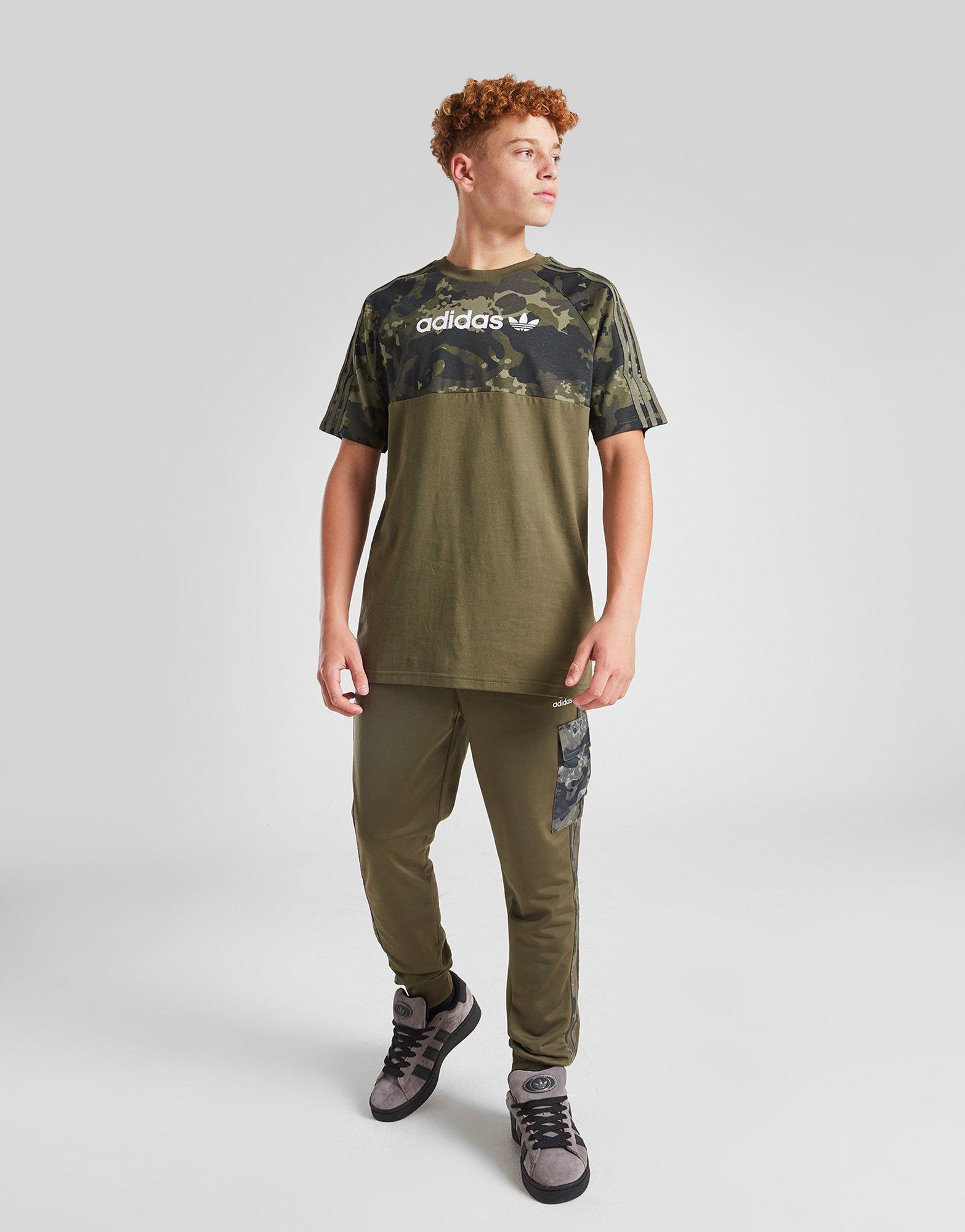 adidas Originals Camo Colour Block T-Shirt Kinder