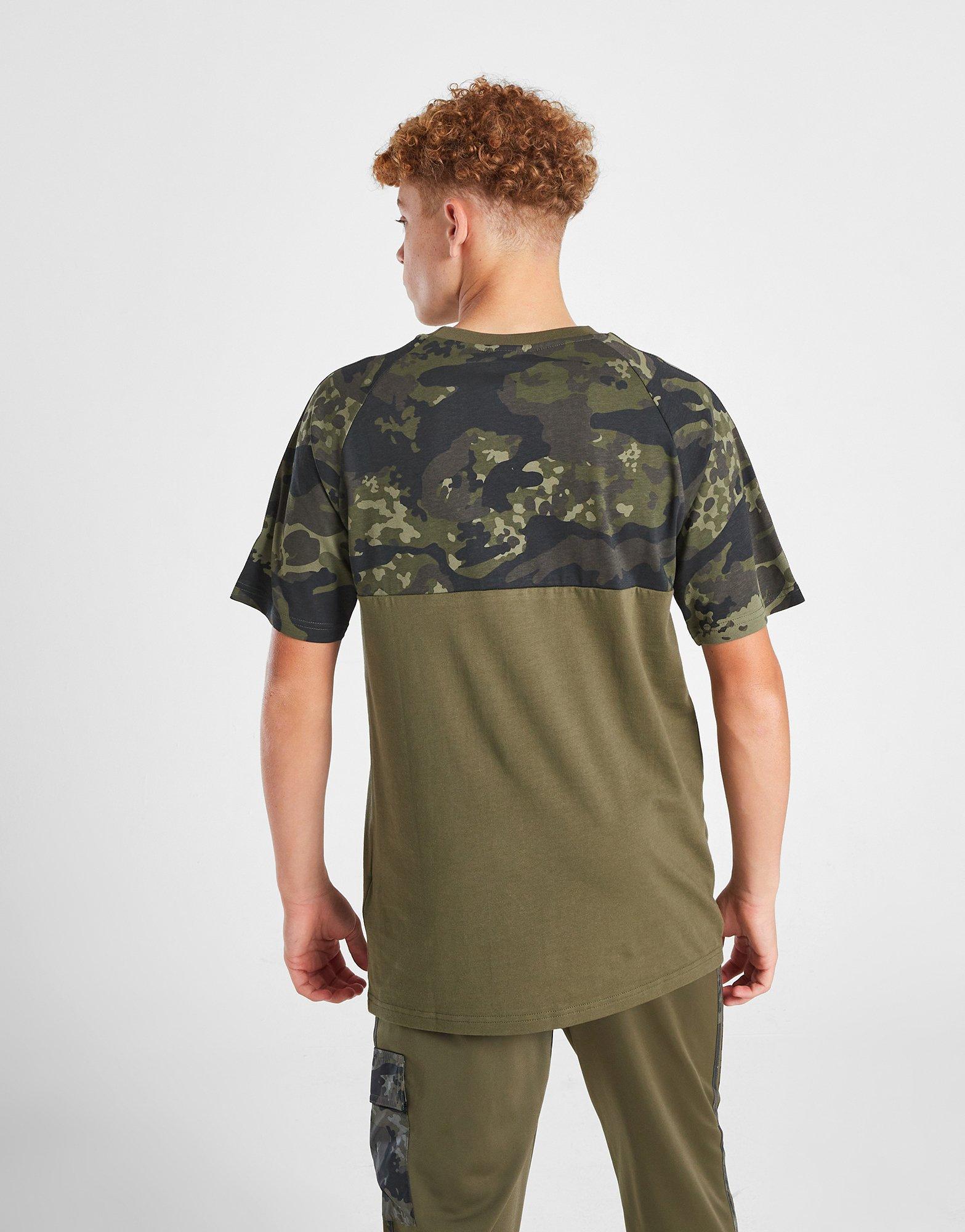 adidas Originals Camo Colour Block T-Shirt Kinder