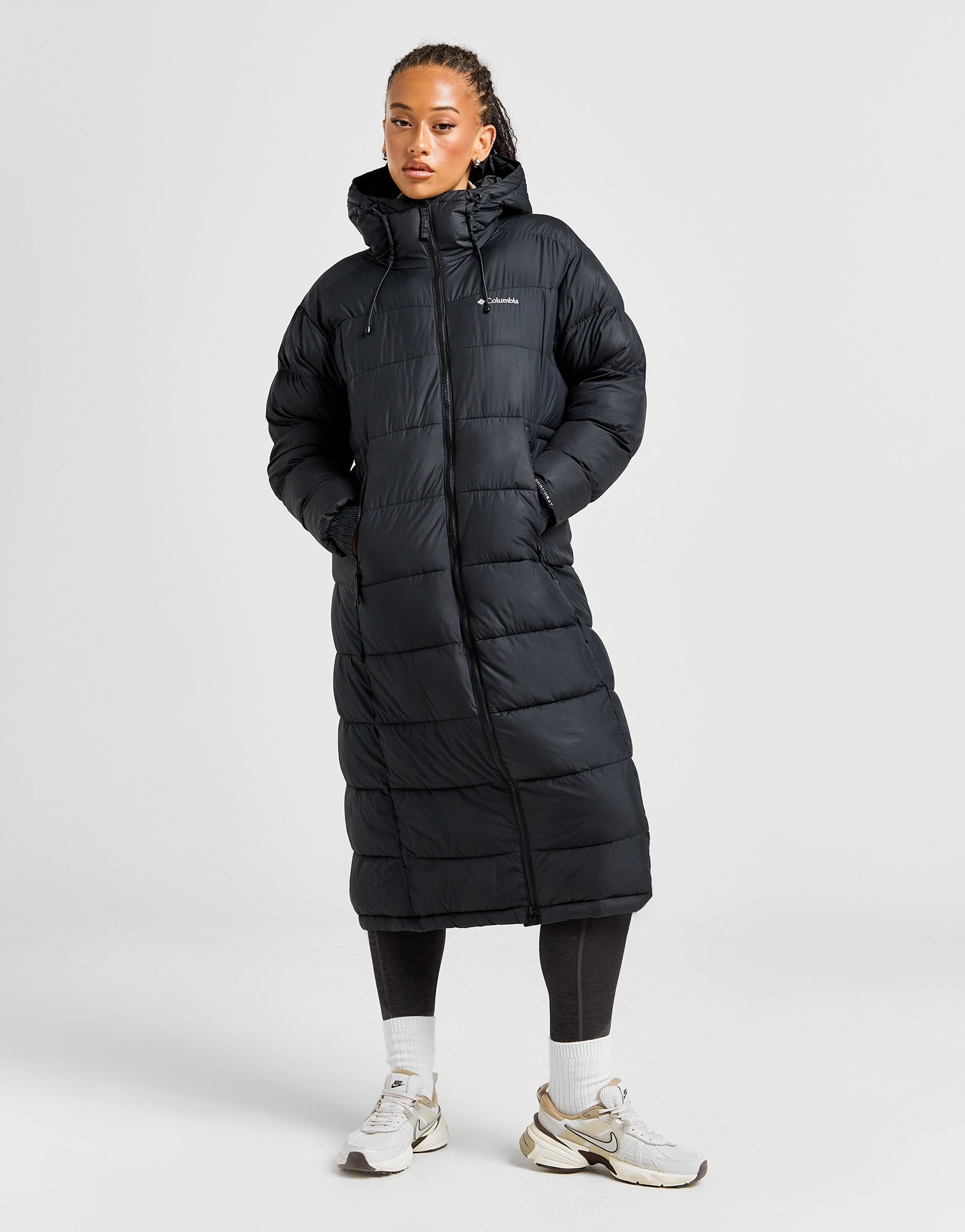 Black Columbia Pike Lake Longline Jacket JD Sports Global