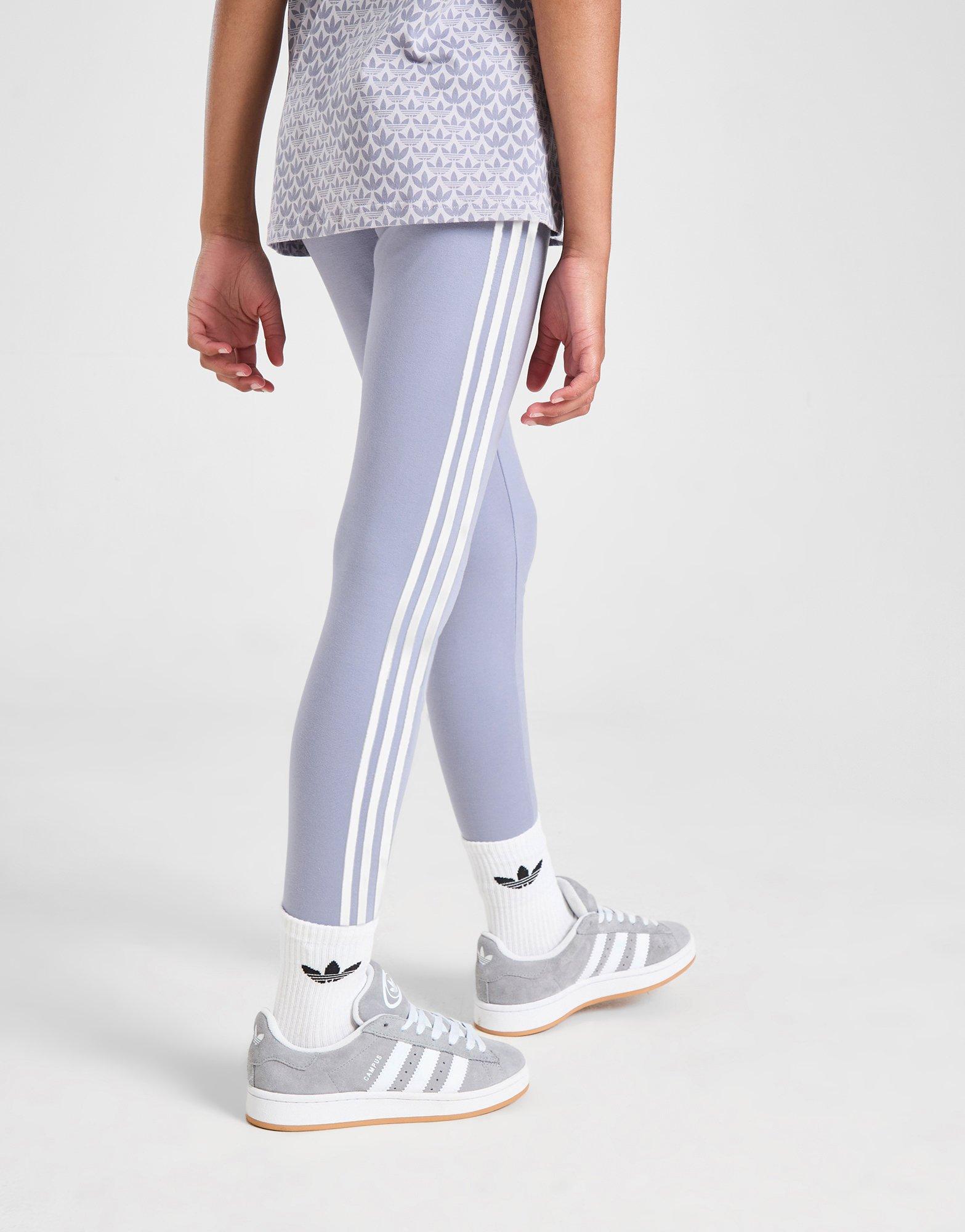 adidas Originals Girls' Varsity 3-Stripes Leggings Junior