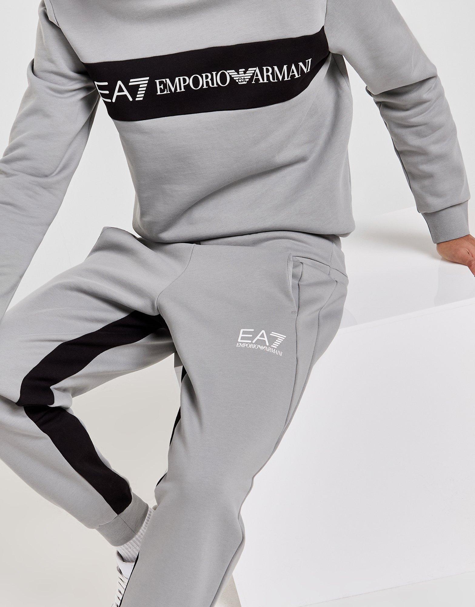 Emporio armani ea7 side store panel fleece joggers