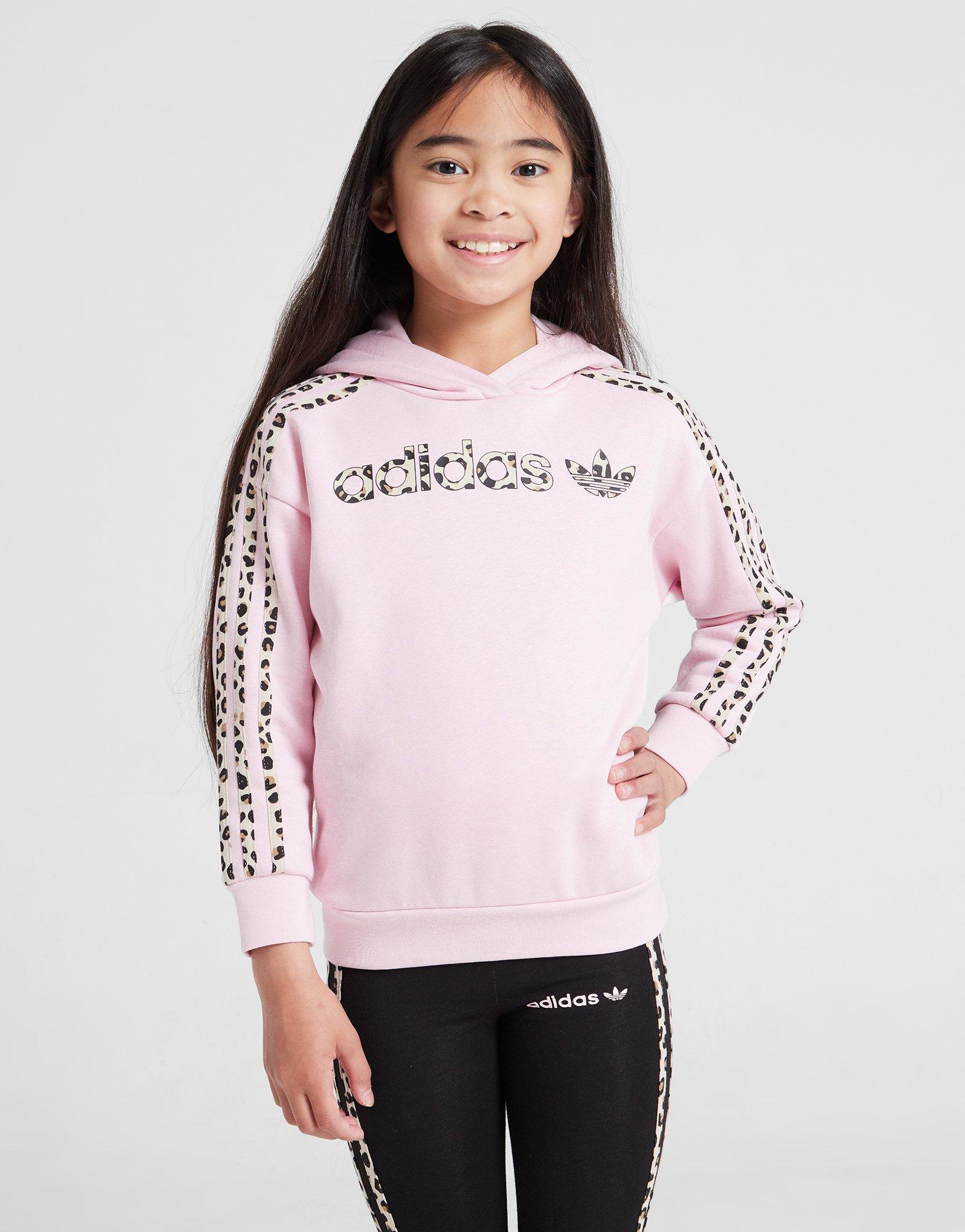 adidas Originals Tuta Completa con Cappuccio Leopard Print Kids