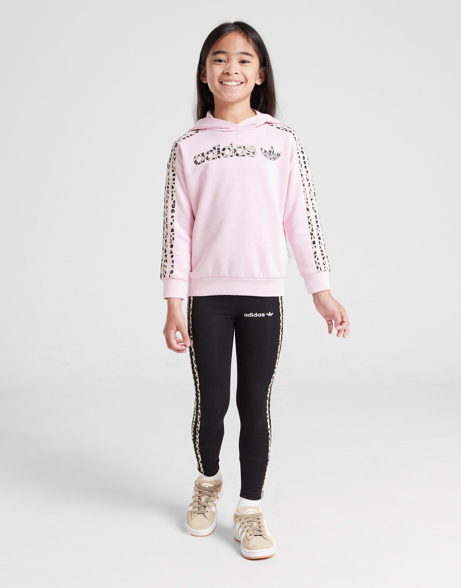 adidas Originals Tuta Completa con Cappuccio Leopard Print Kids