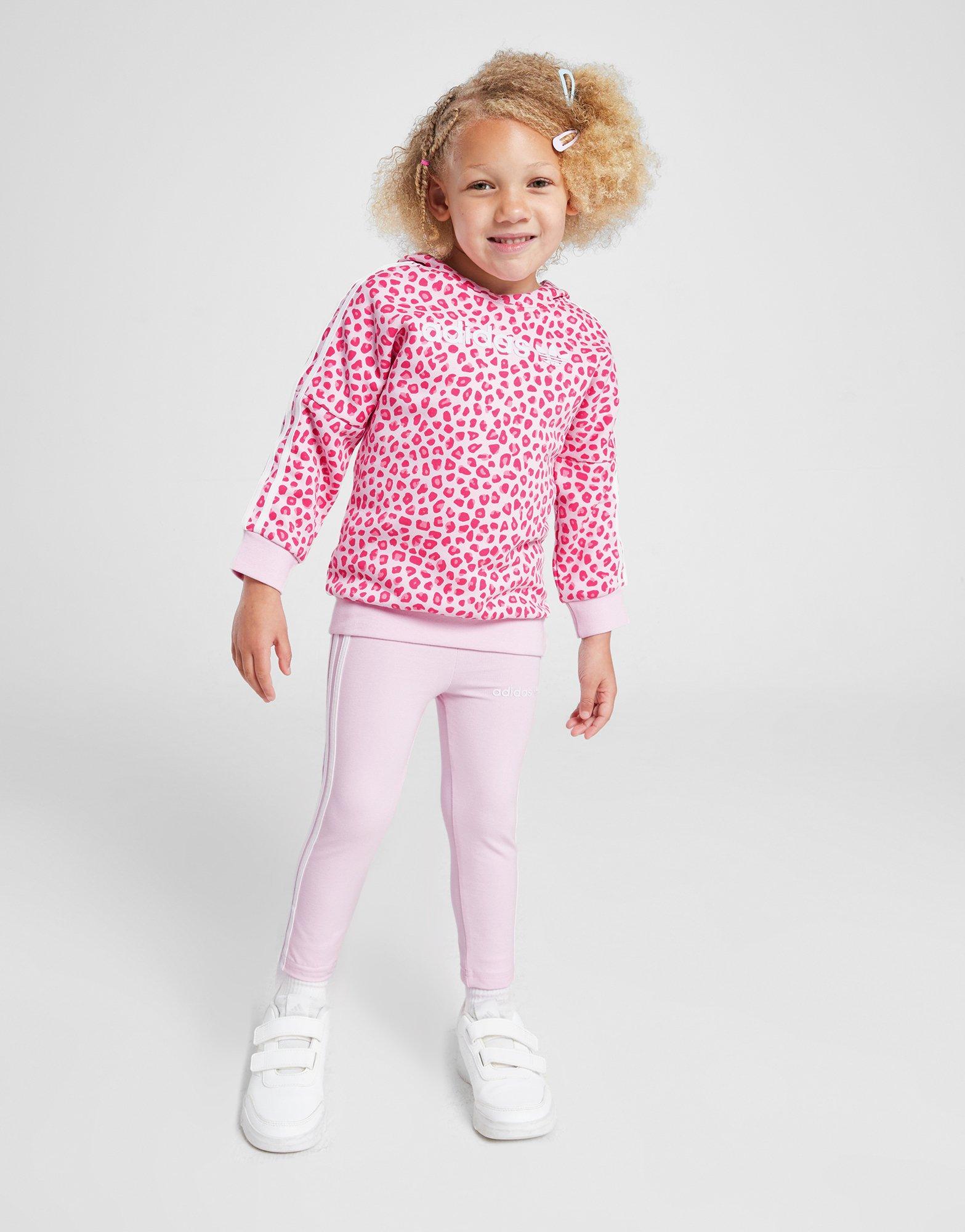 adidas Originals Girls Leopard Print Hooded Trainingsoberteil Babys Rosa JD Sports Deutschland