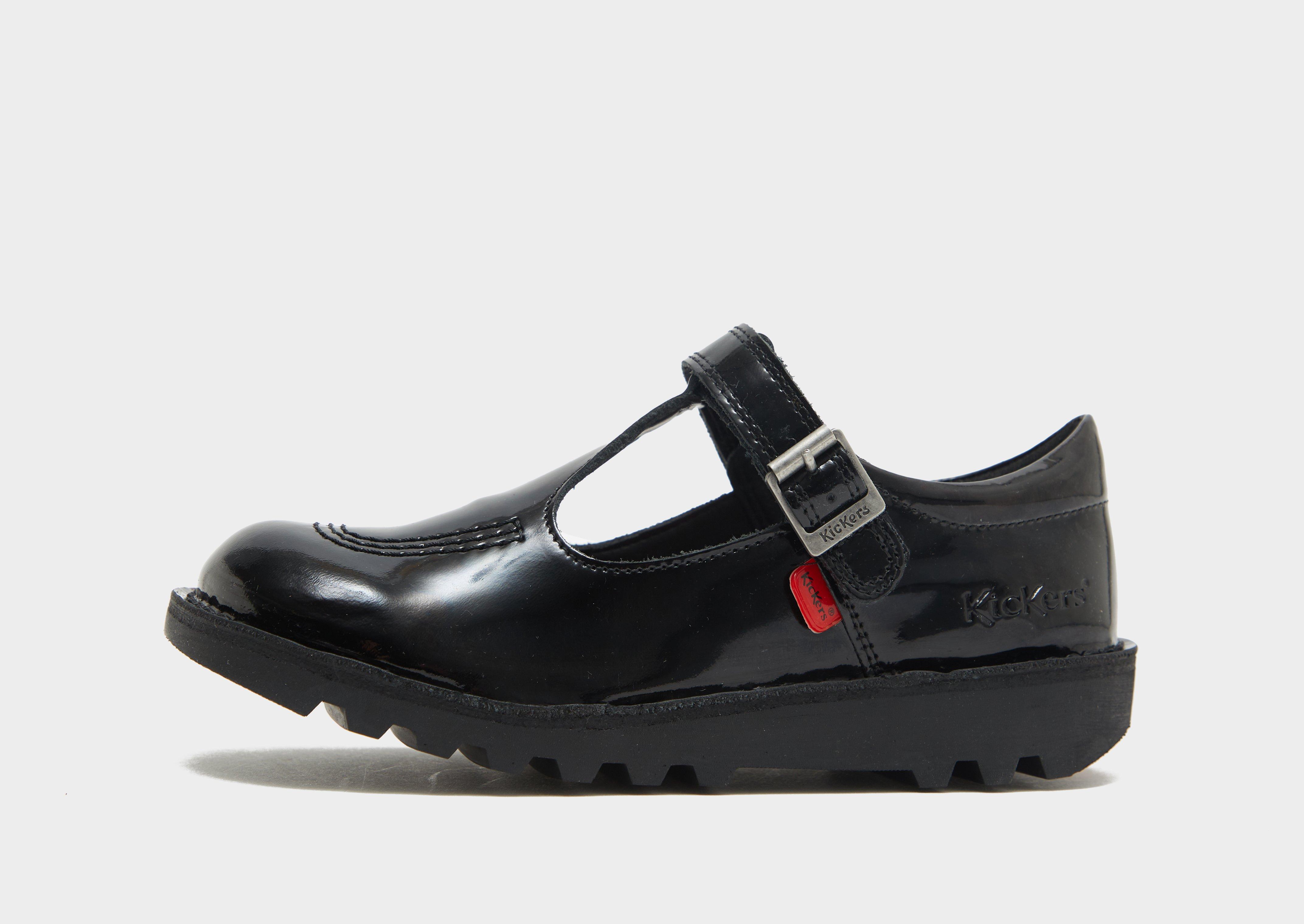 Black Kickers Kick T Bar Patent Vegan Children JD Sports Global
