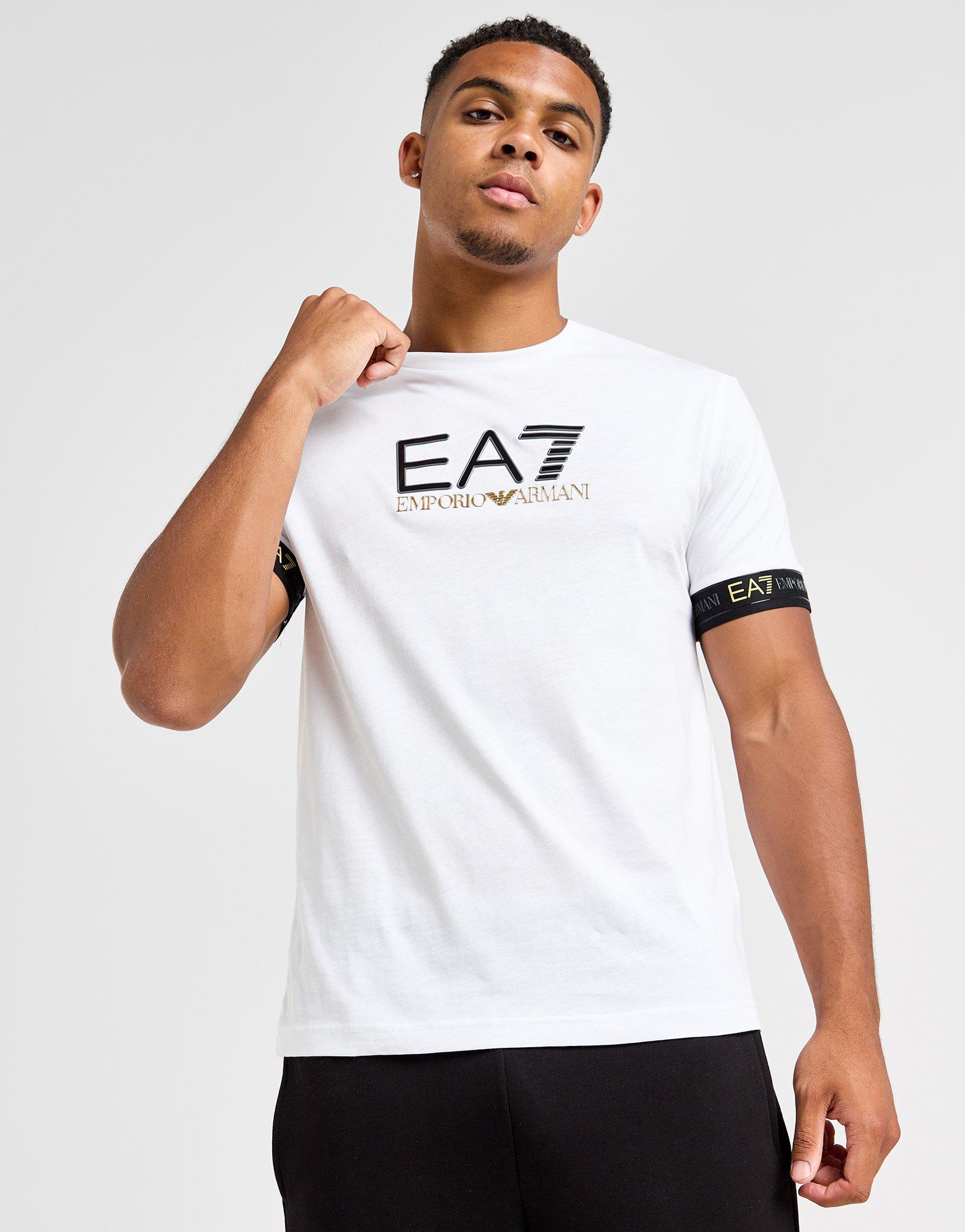 EA7 Emporio Armani Tape Logo T Shirt