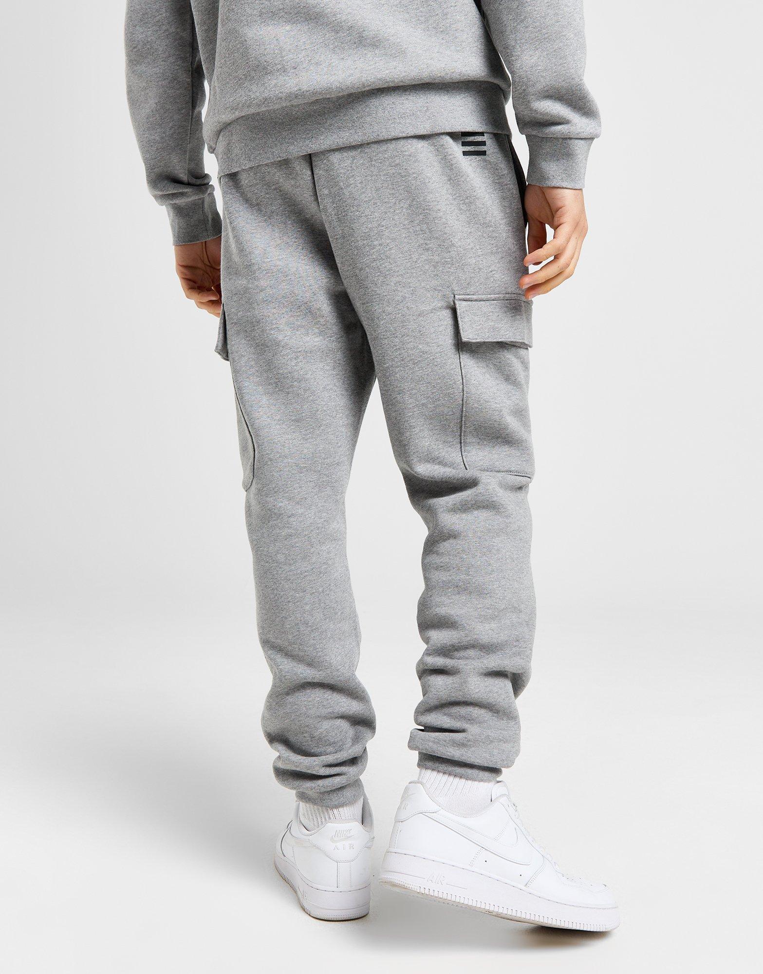 Ea7 grey joggers sale