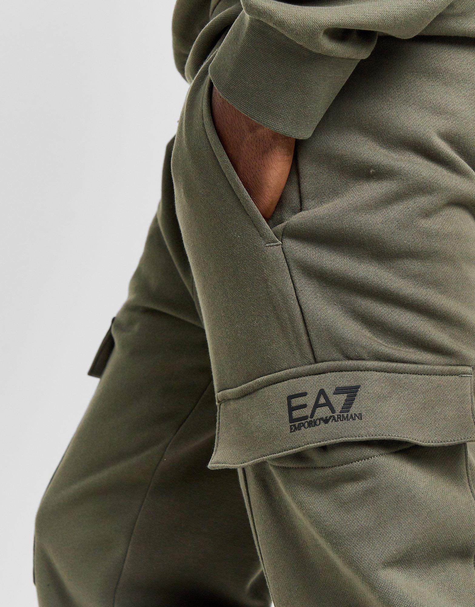 EA7 Emporio Armani Core Fleece Cargo Joggers JD Sports Nederland