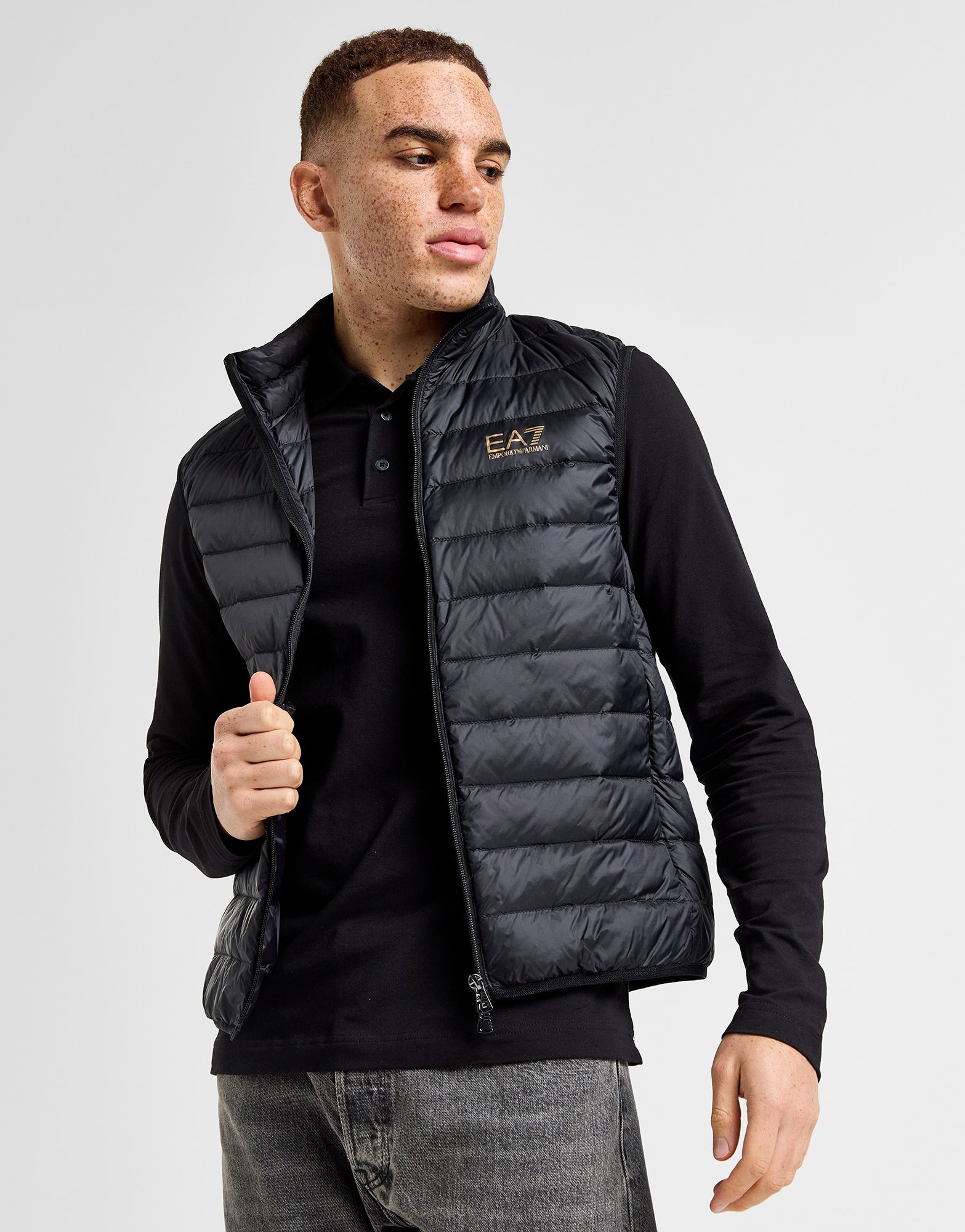 Black EA7 Emporio Armani Core Gilet JD Sports Ireland