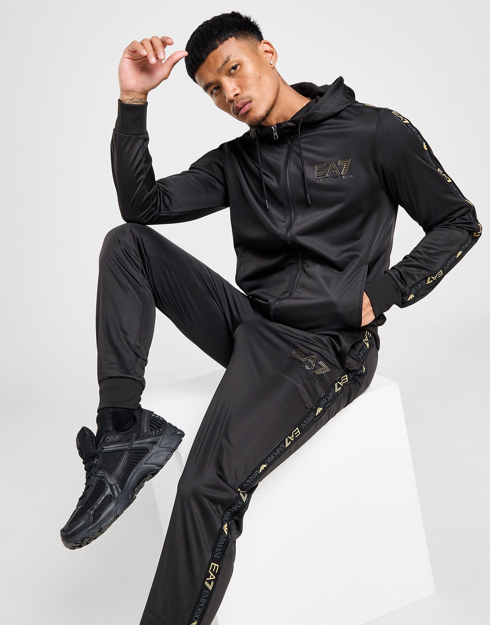 Emporio Armani EA7 Tape Poly Tracksuit