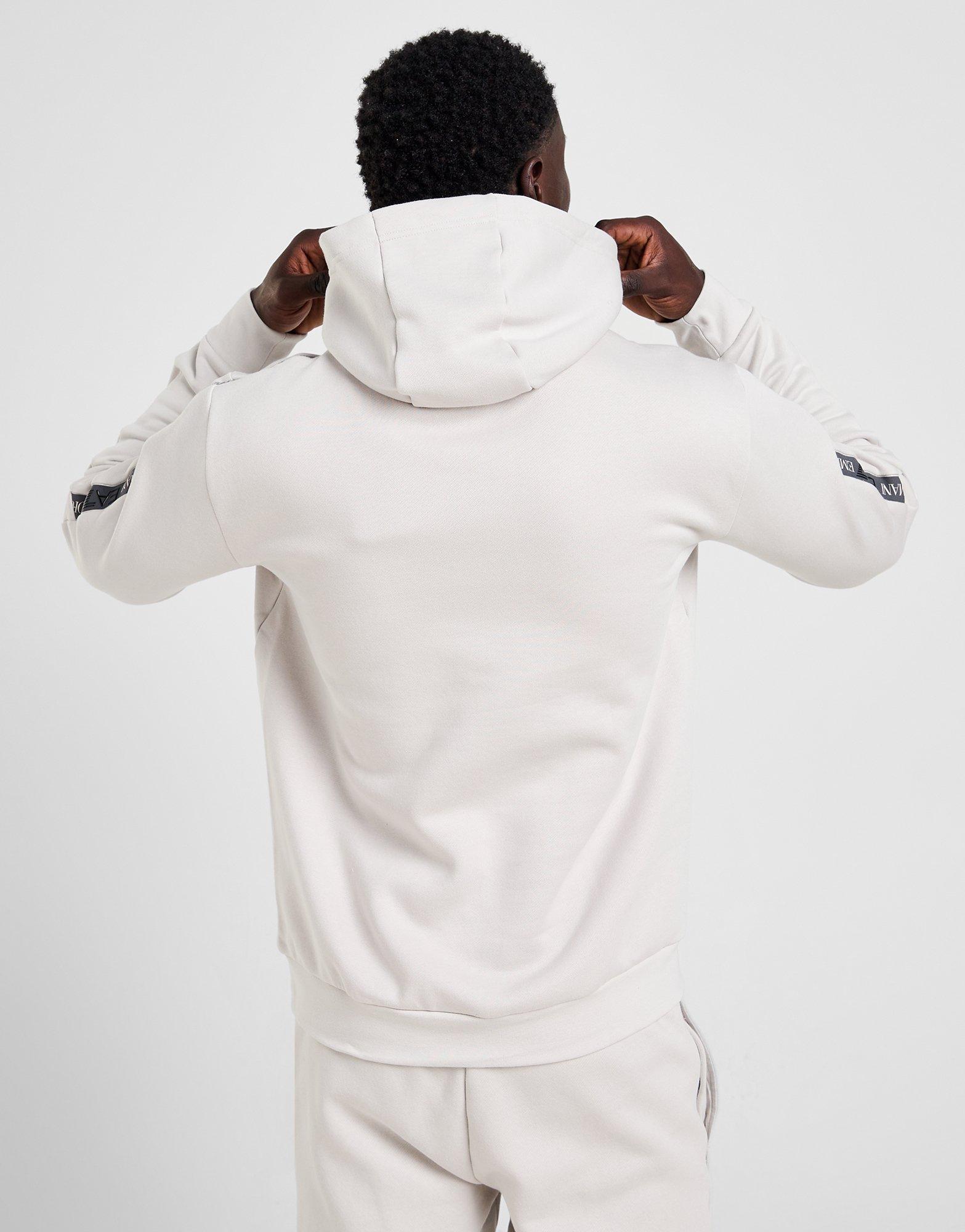 EA7 Emporio Armani Tape Logo Overhead Hoodie