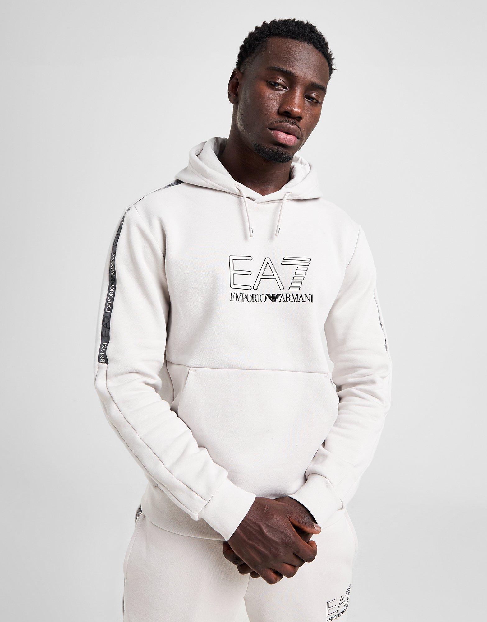 EA7 Emporio Armani Tape Logo Overhead Hoodie