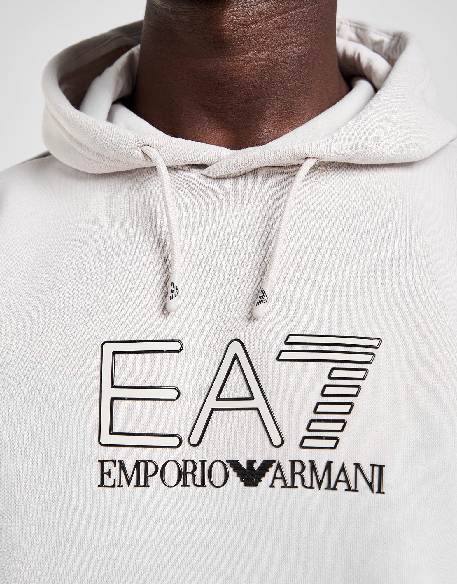 EA7 Emporio Armani Tape Logo Overhead Hoodie