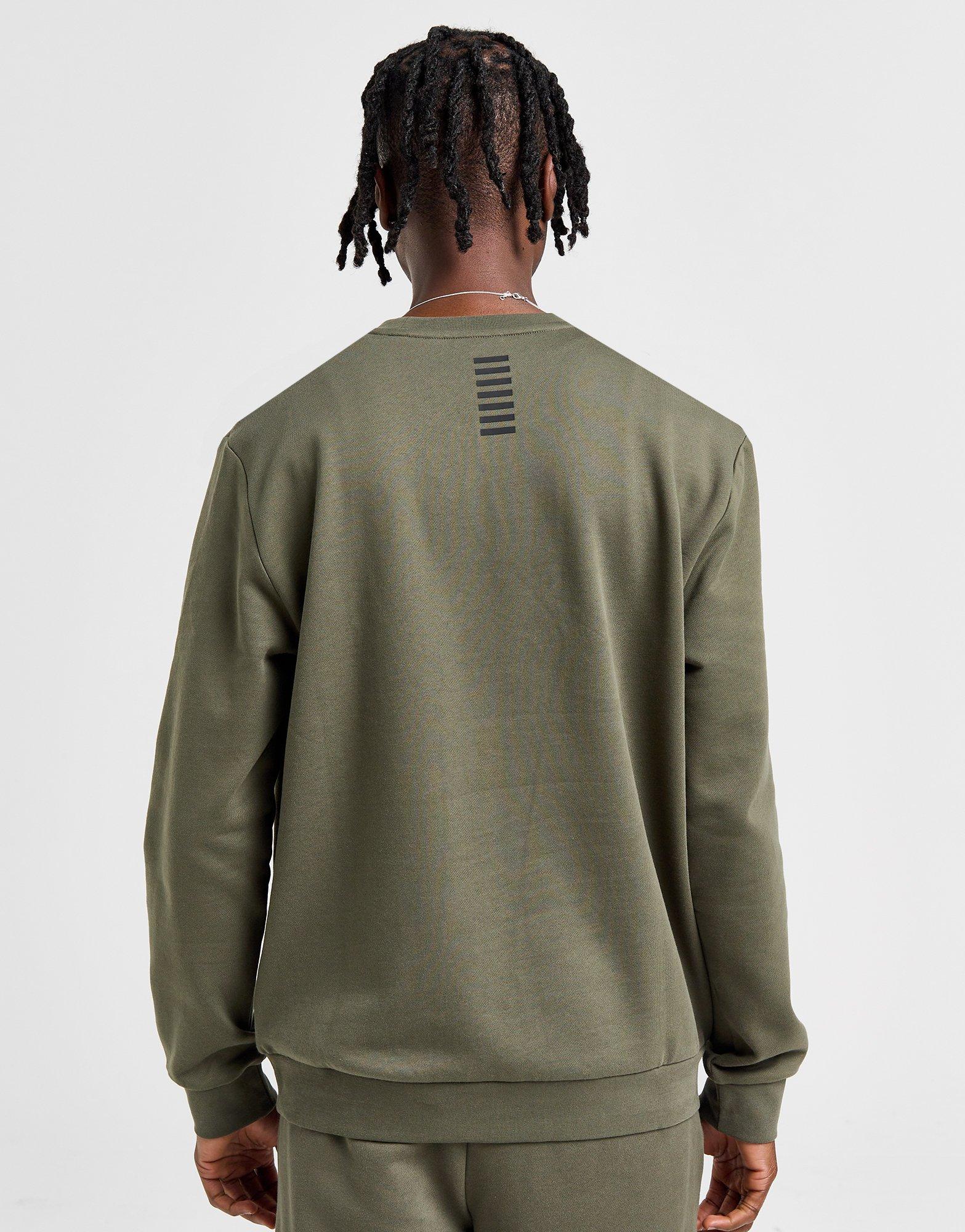 EA7 Emporio Armani Central Logo Fleece Sweatshirt