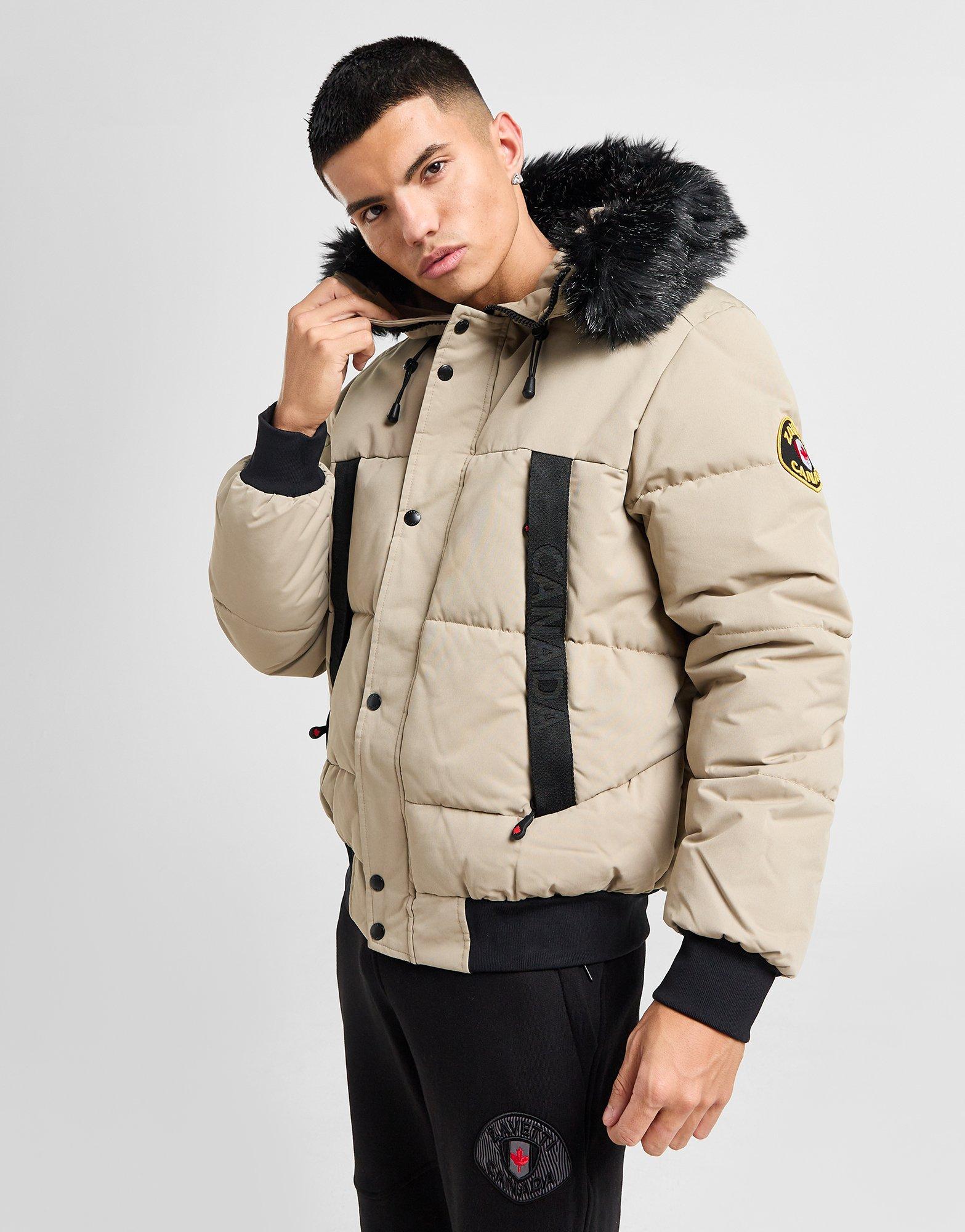 Brown Zavetti Canada Aylmer Short Parka Jacket | JD Sports UK