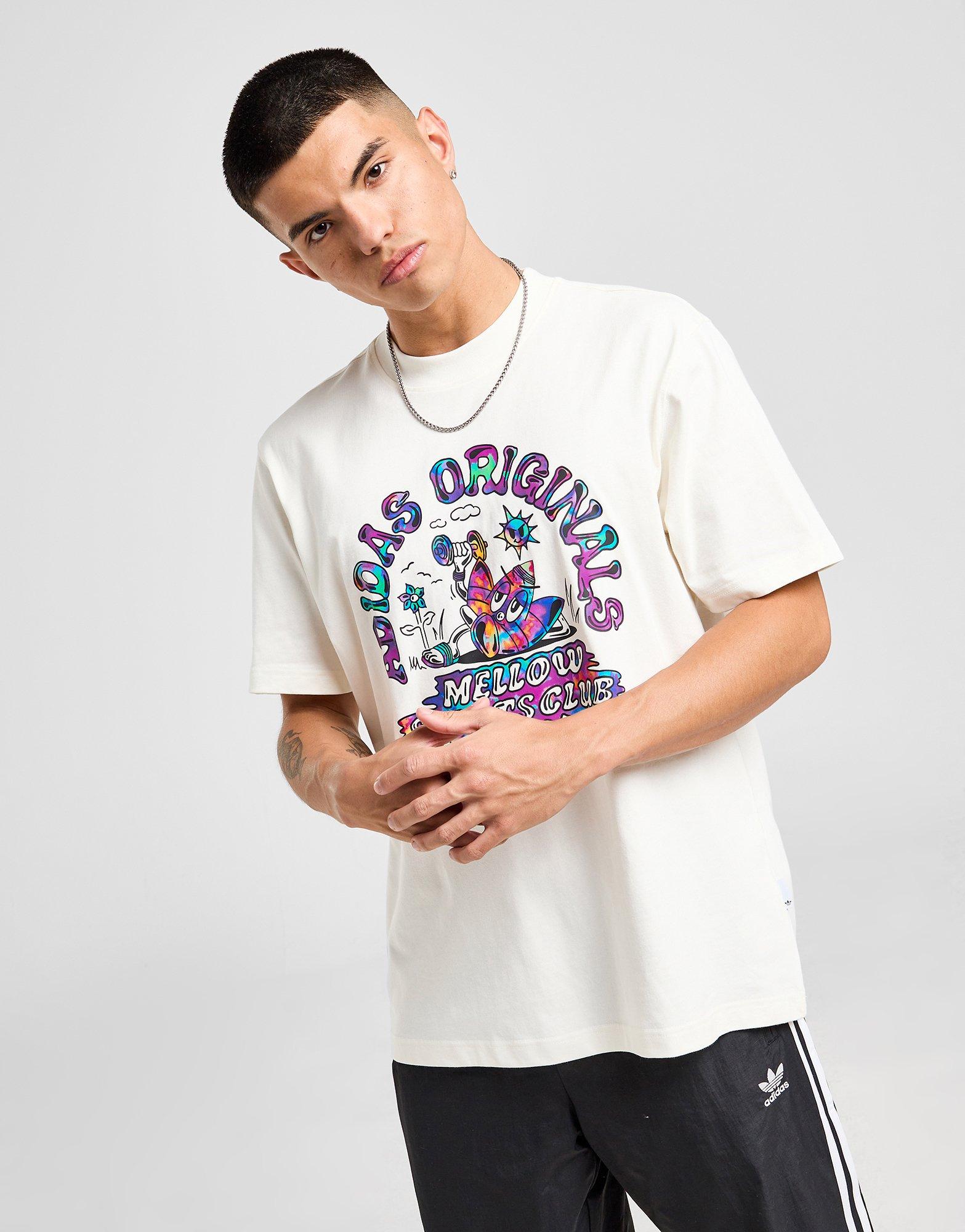 White adidas Originals Mellow T-Shirt - JD Sports Global