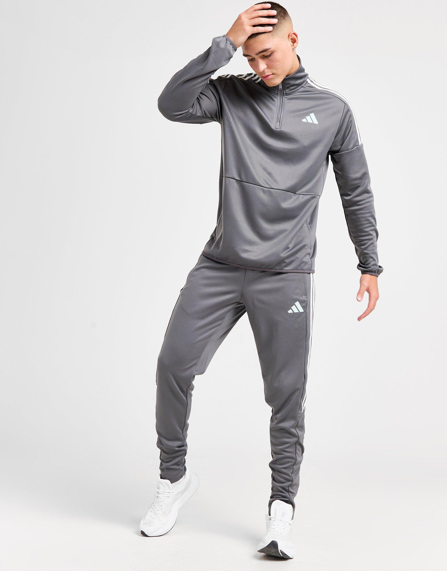 Mens adidas football tracksuit on sale