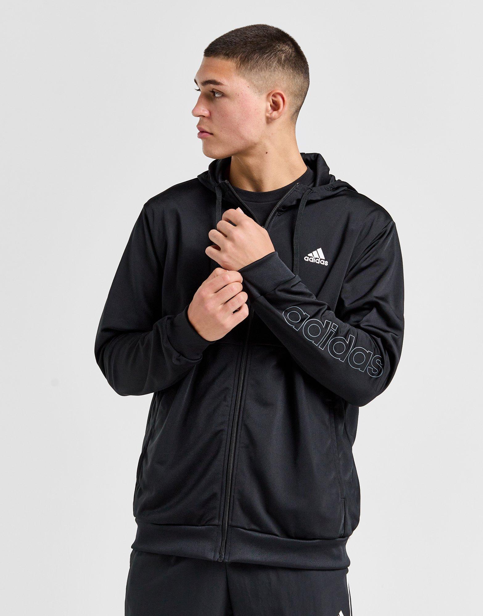 adidas Poly Linear Full Zip Hoodie