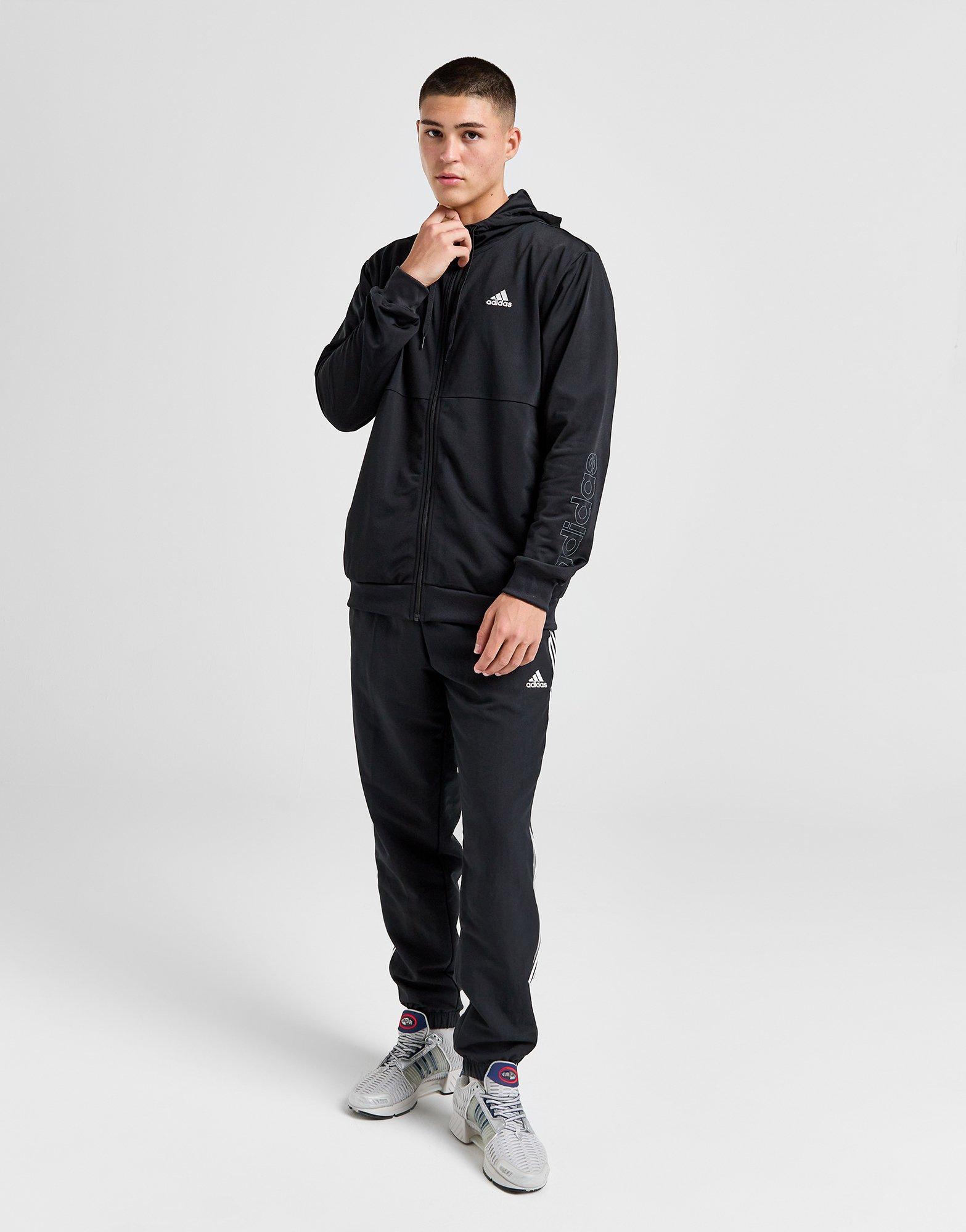 adidas Poly Linear Full Zip Hoodie