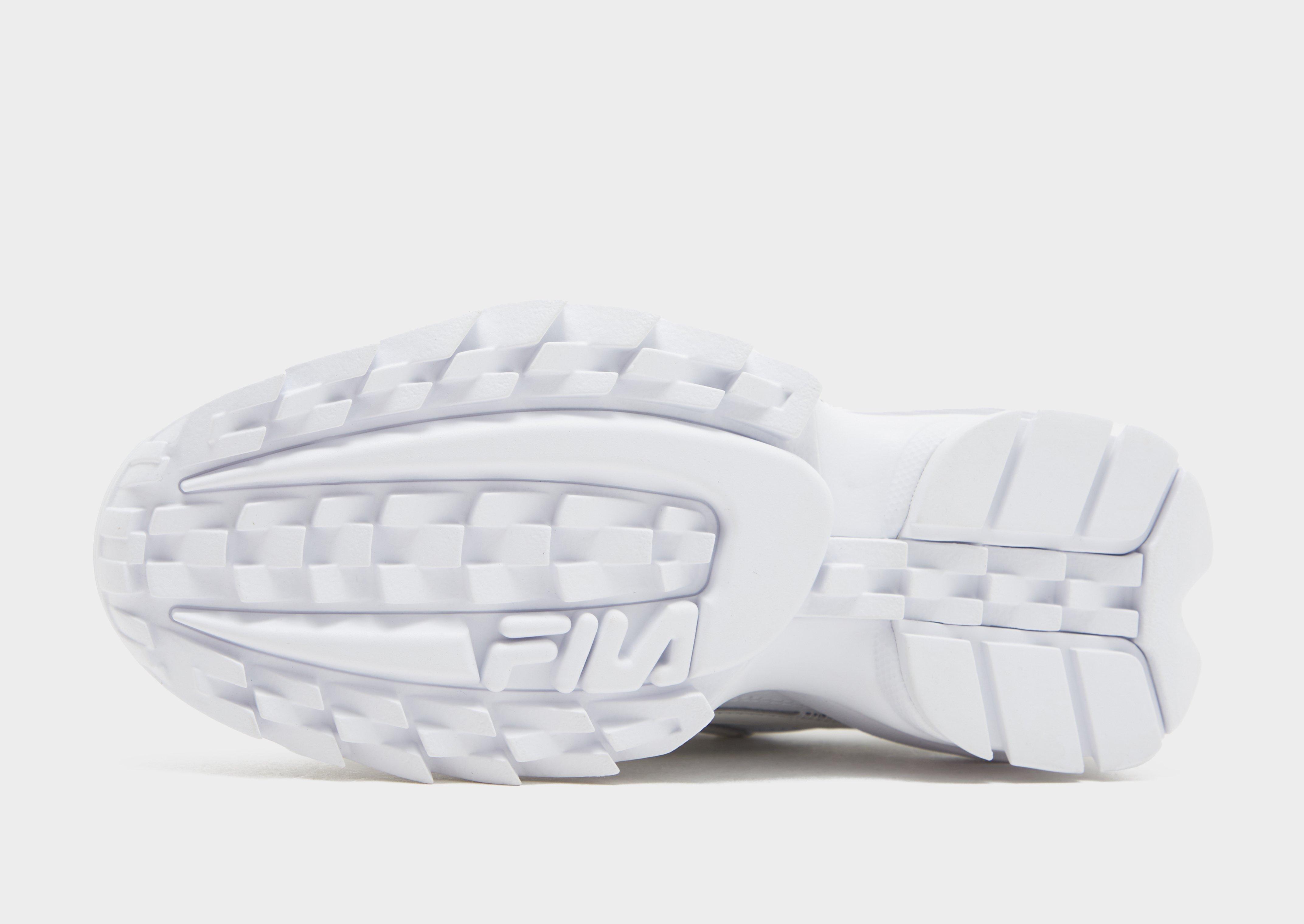 White Fila Disruptor II Women s JD Sports Global