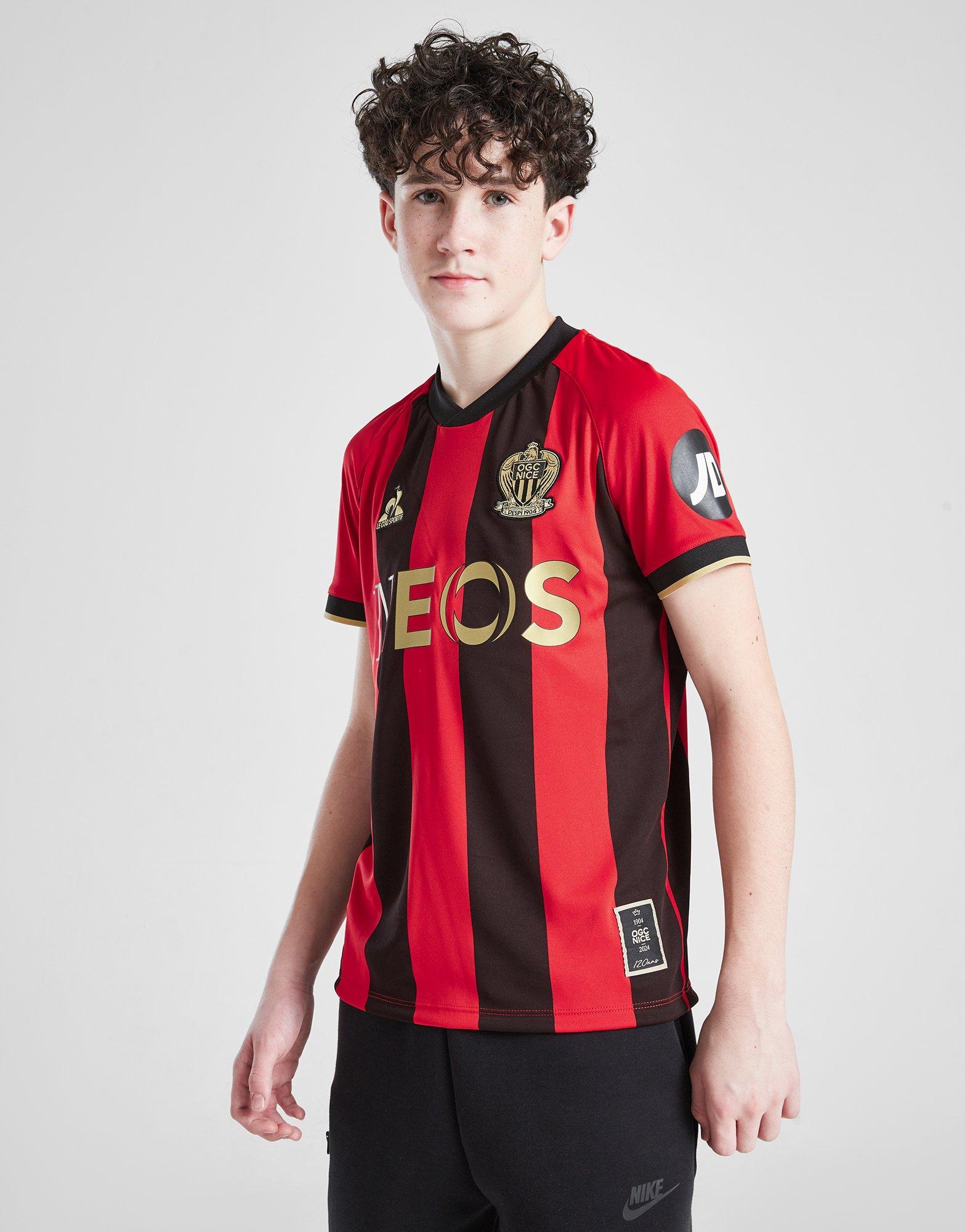 Le Coq Sportif Maillot Domicile OGC Nice 2024/25 Junior