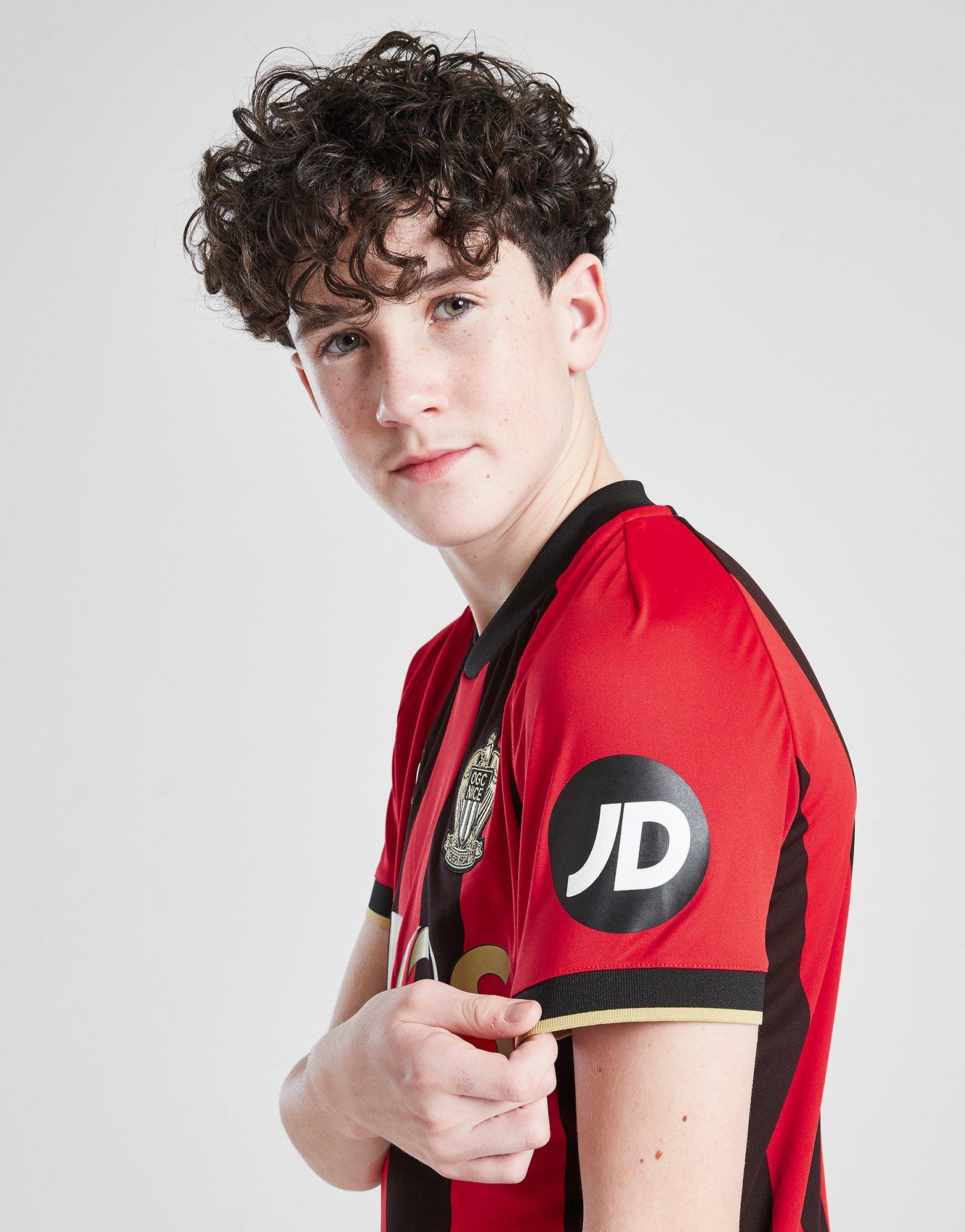Le Coq Sportif Maillot Domicile OGC Nice 2024/25 Junior