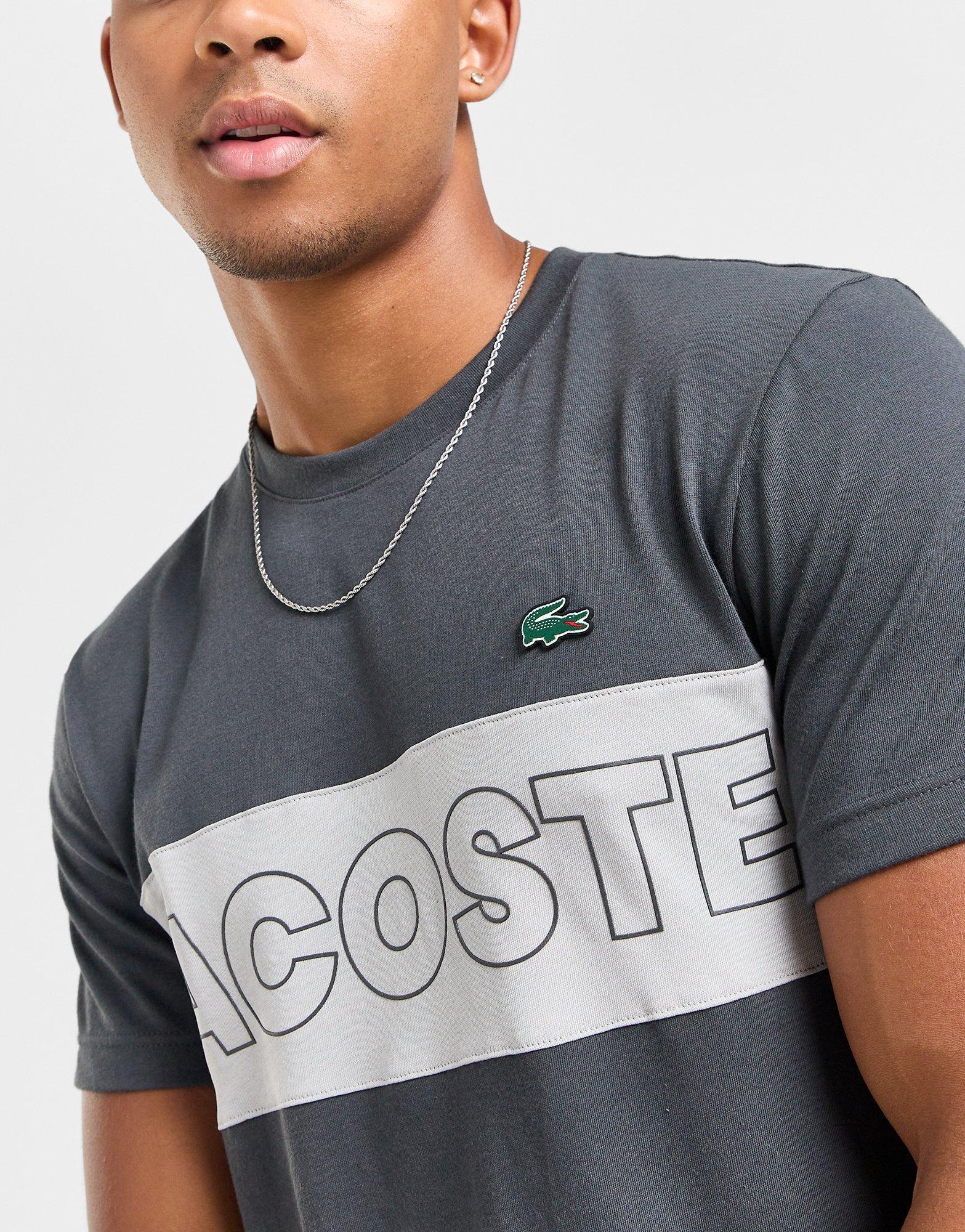Lacoste Colour Block Branded T-Shirt