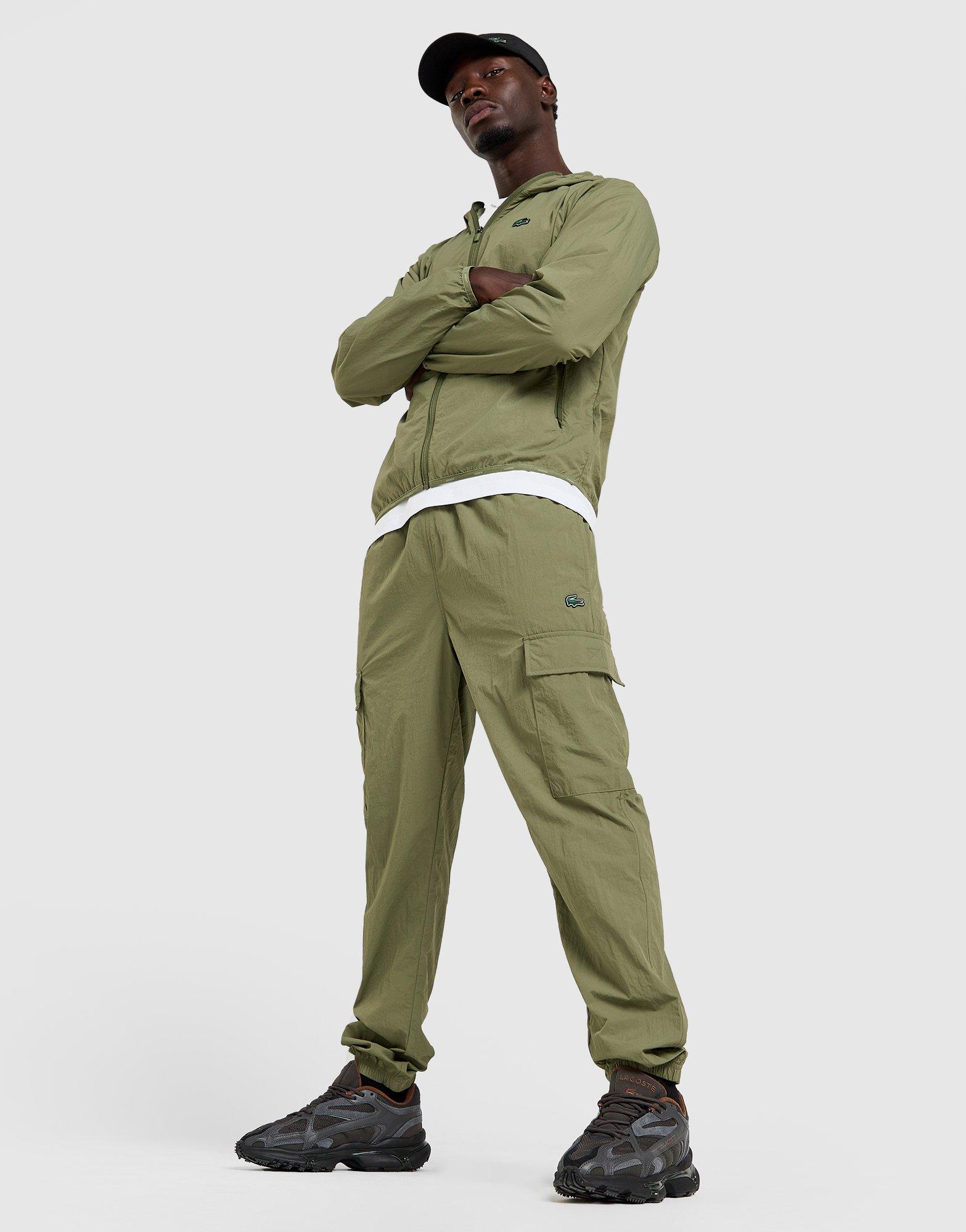 Green Lacoste Woven Cargo Pants JD Sports NZ