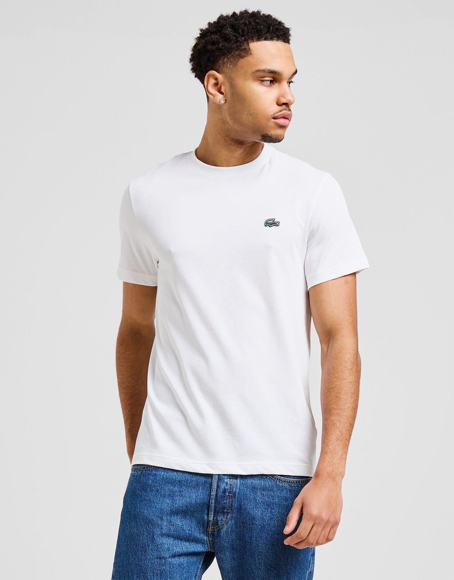 White Lacoste Core T Shirt JD Sports UK