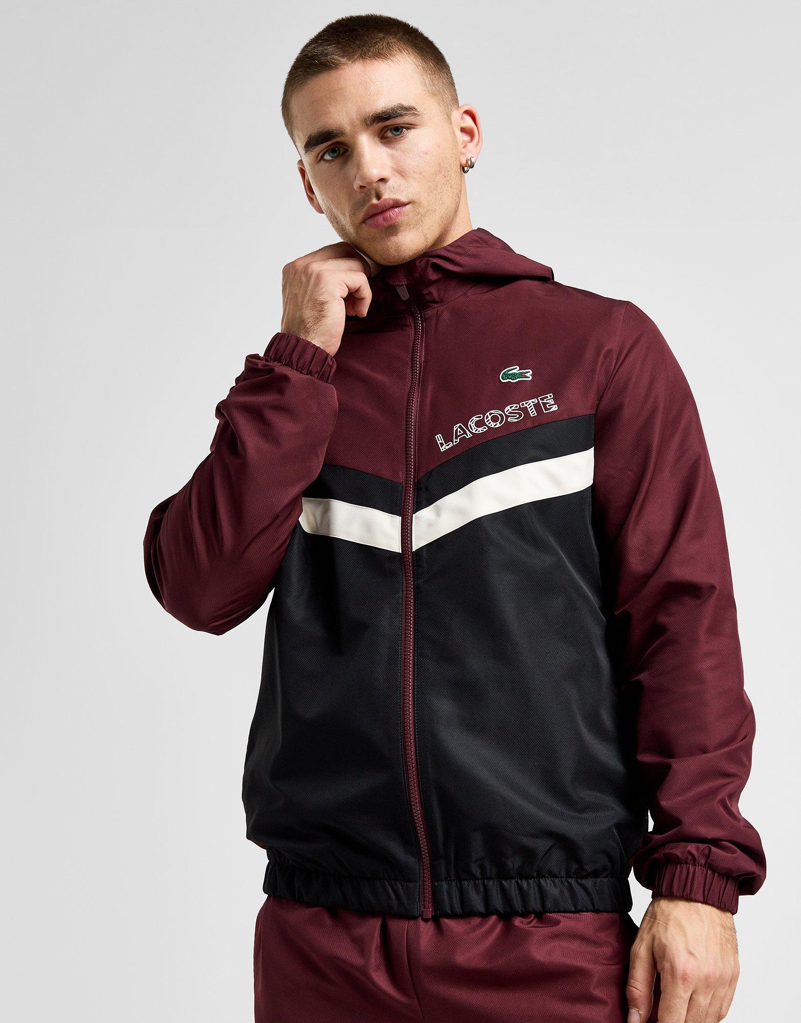 Lacoste Woven Hooded Chevron Tracksuit
