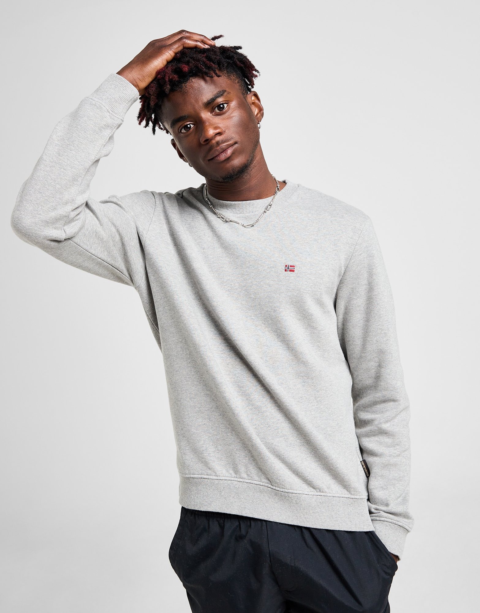 Grey Napapijri Balis Core Sweatshirt | JD Sports UK