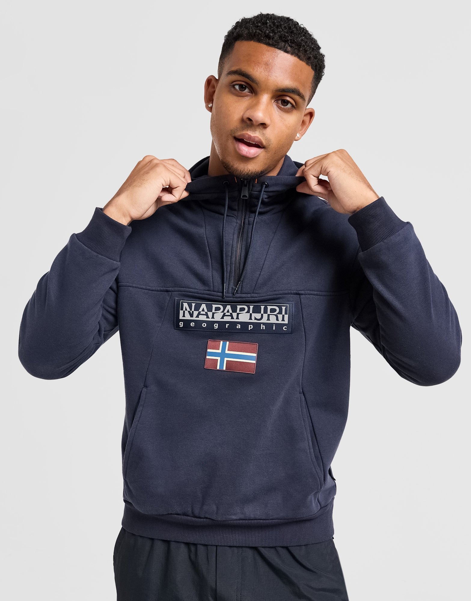 送料込★NAPAPIJRI★ パーカー Burgee Wint 2 Black Napapijri Burgee 2.0 Hoodie - JD Sports Global