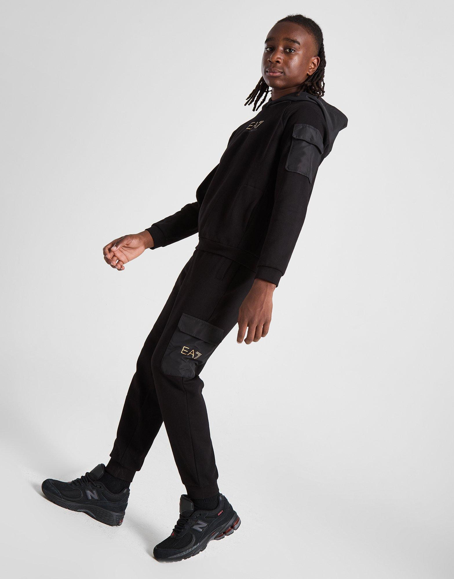 EA7 Emporio Armani Woven Pocket Cargo Track Pants Junior