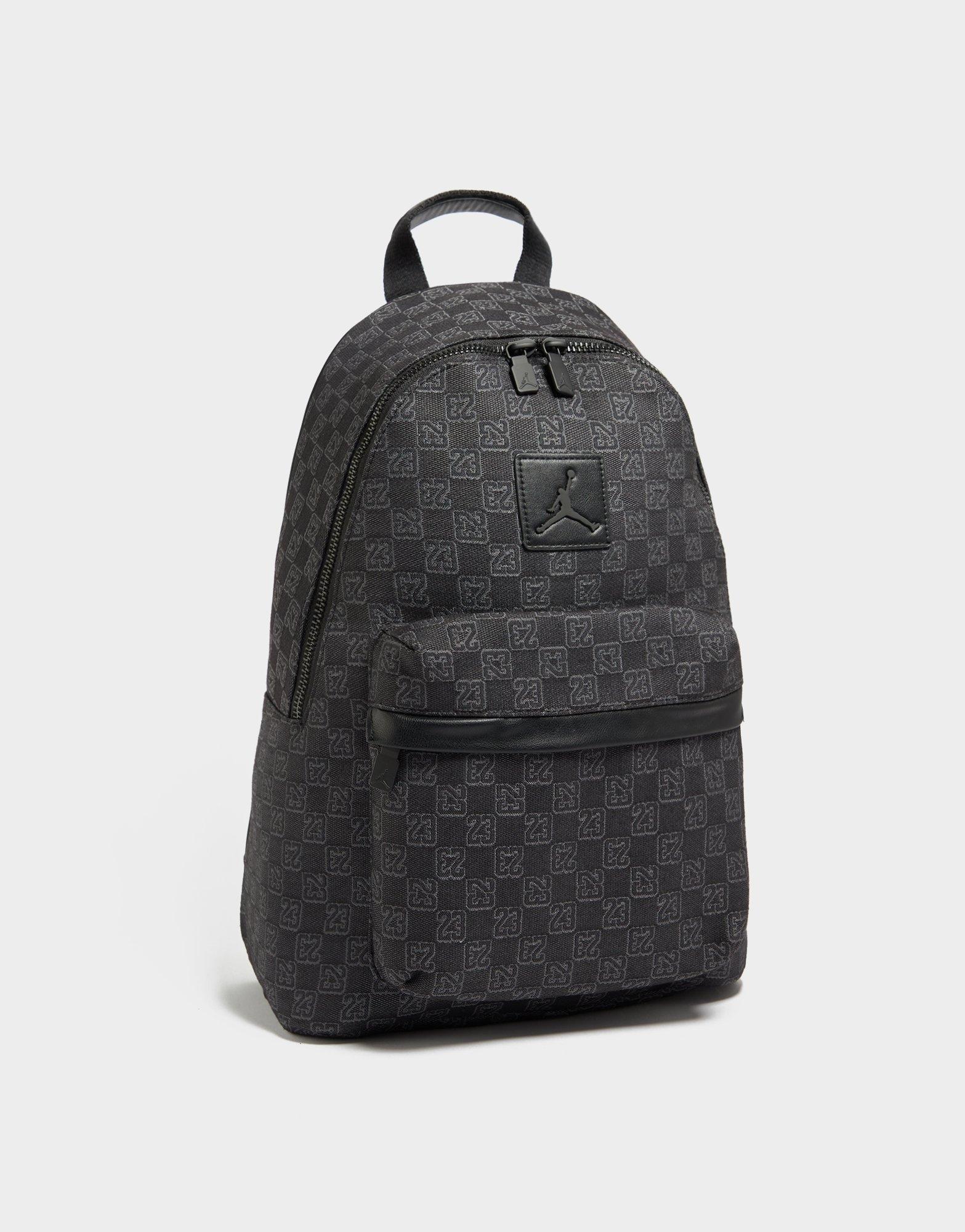 Black Jordan Monogram Backpack - JD Sports Global