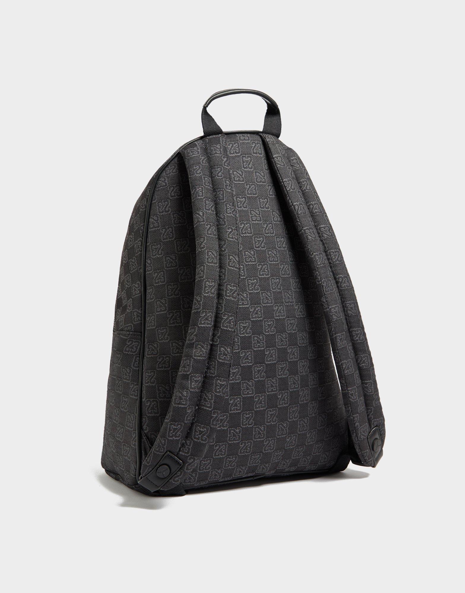 Black Jordan Monogram Backpack - JD Sports Global