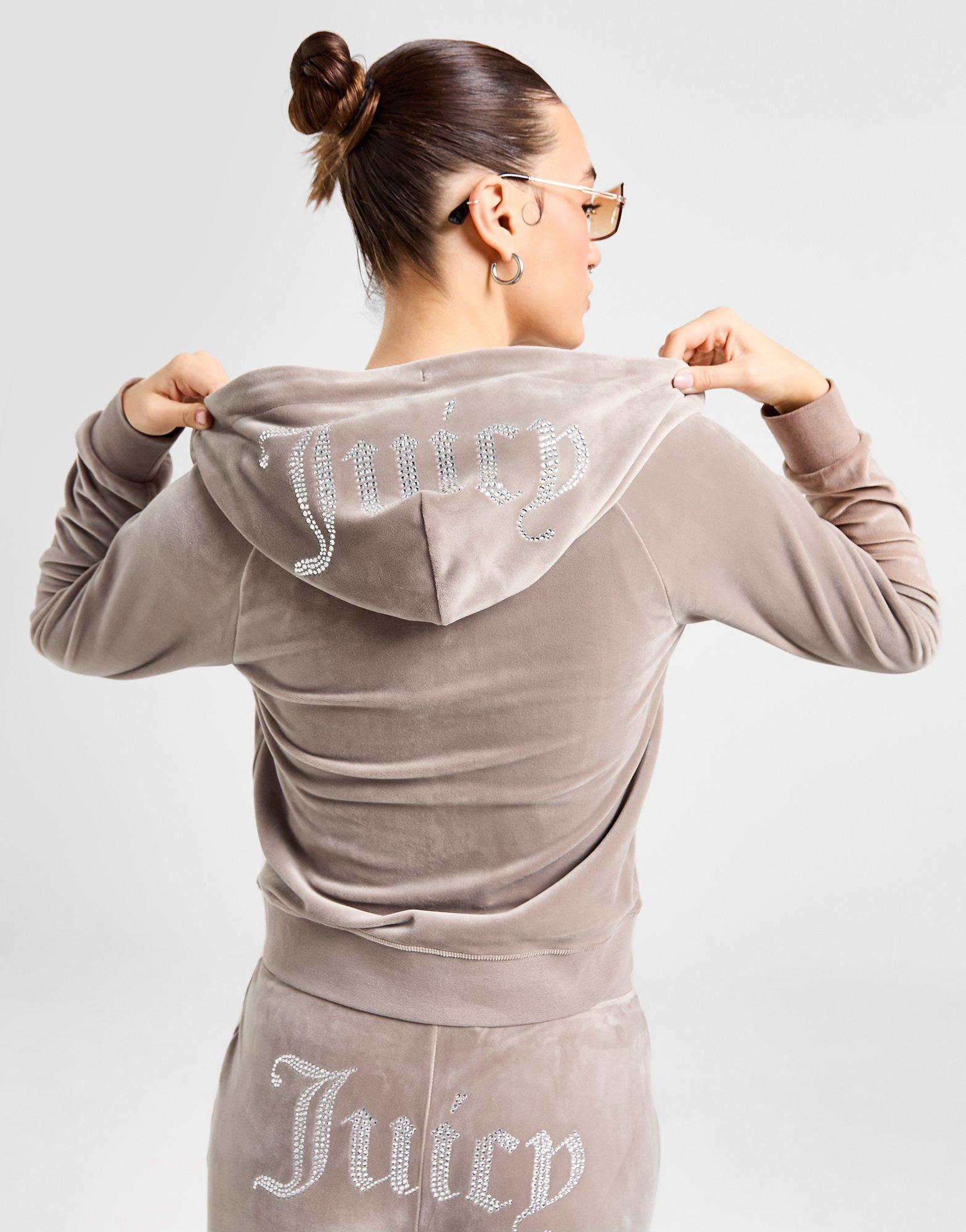 JUICY COUTURE Sweat à Capuche Zippé Diamante Femme