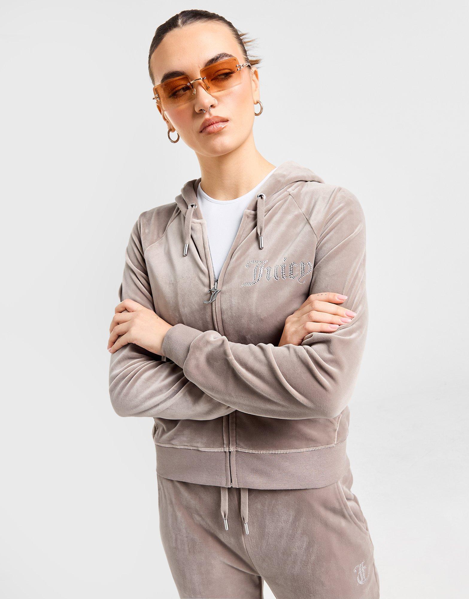 JUICY COUTURE Sweat à Capuche Zippé Diamante Femme