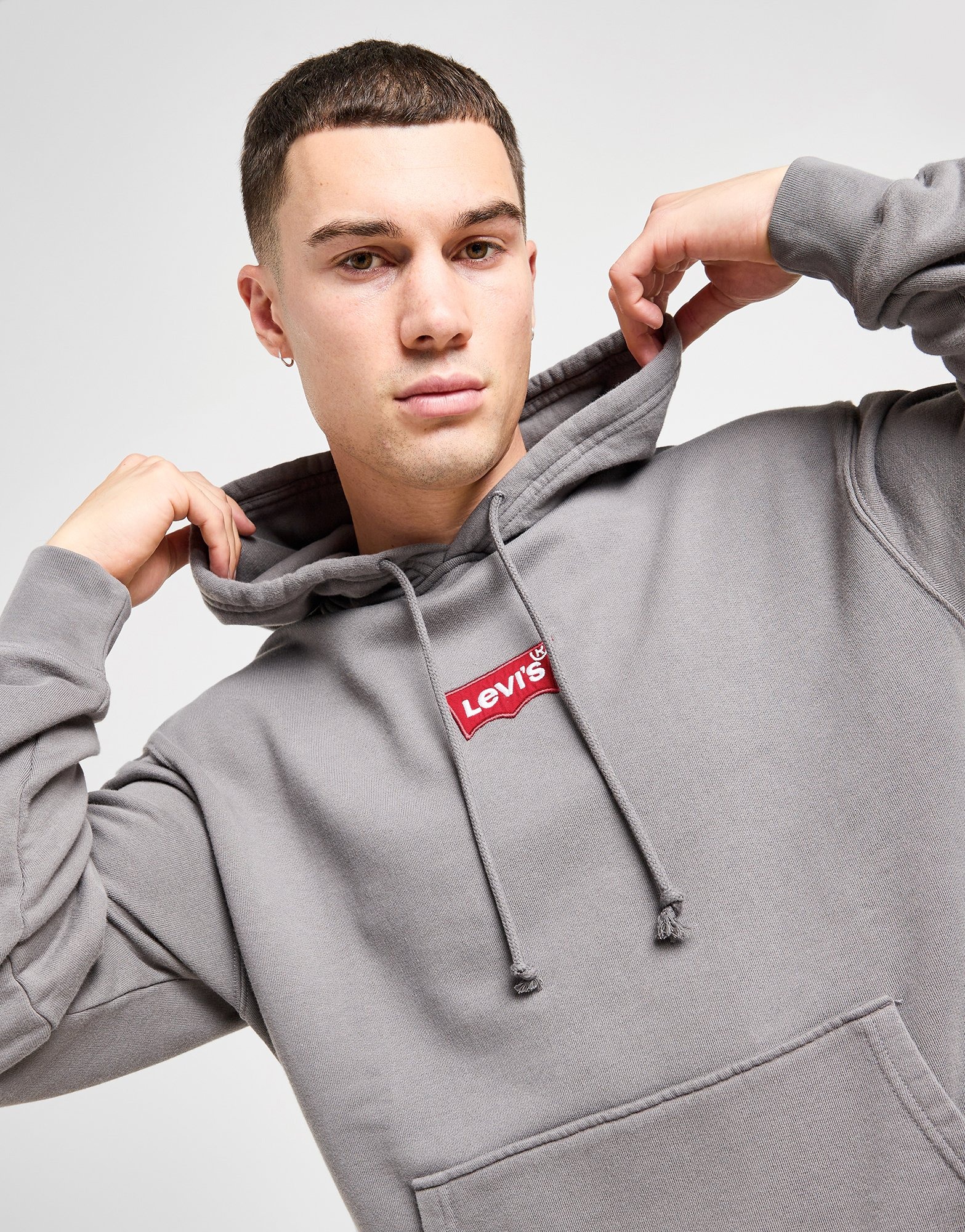 Grey LEVI'S Batwing Hoodie | JD Sports UK