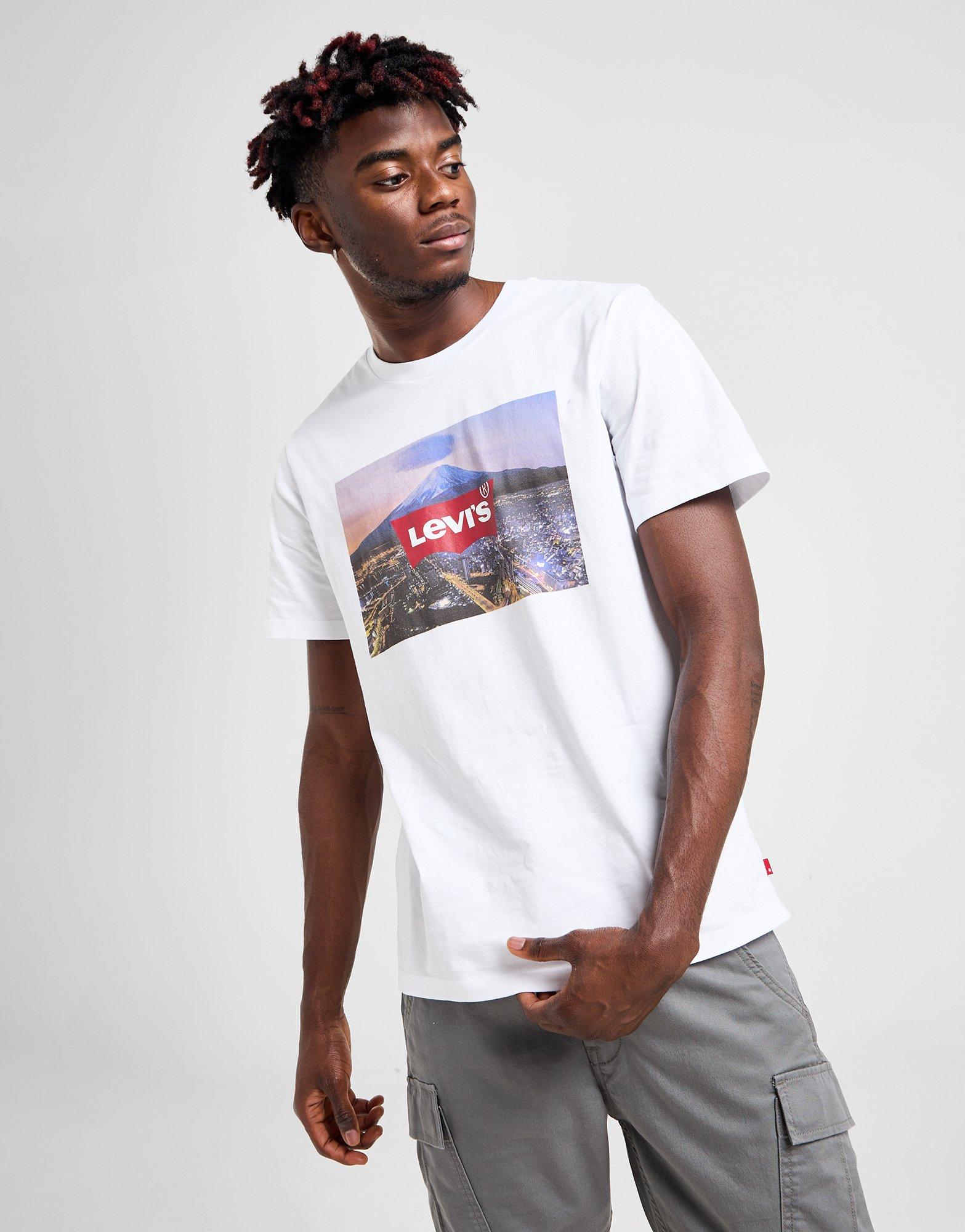 White LEVI S Mount Fuji T Shirt JD Sports UK