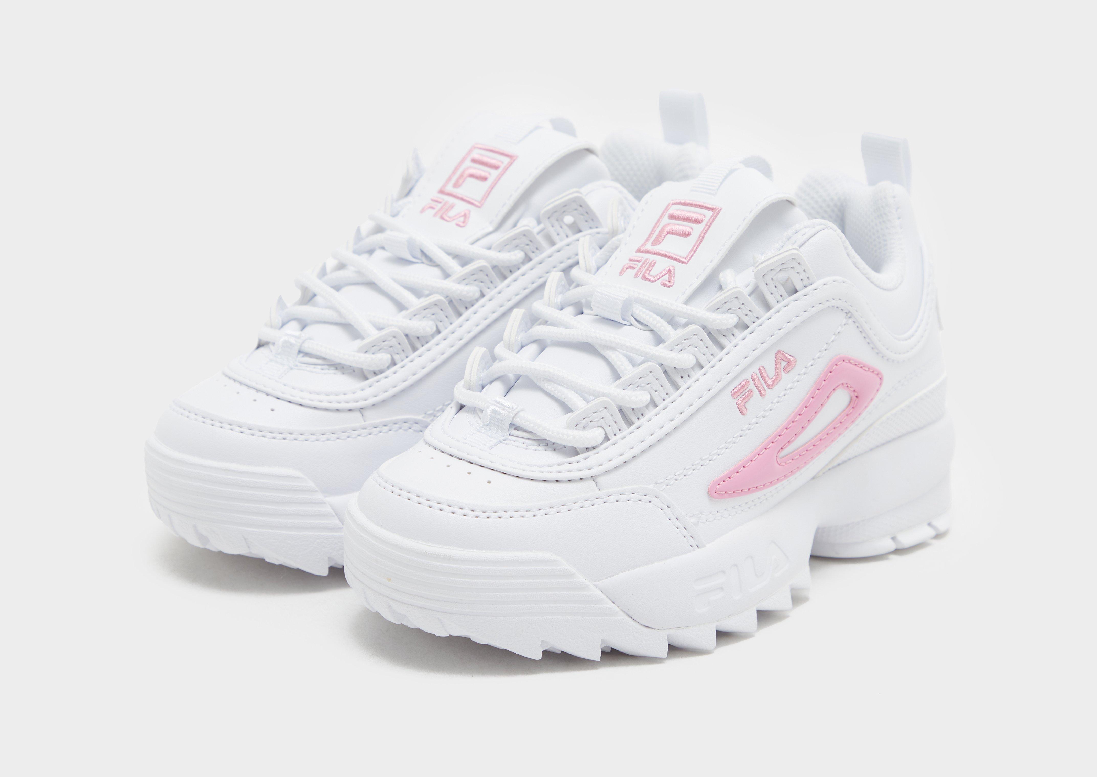 White Fila Disruptor Children JD Sports Global