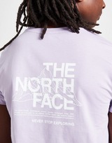 The North Face Camiseta Sketch Montaña júnior
