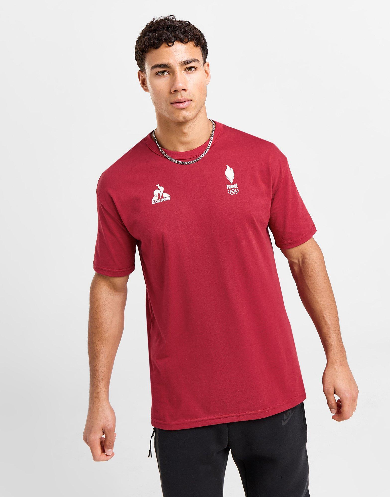 Red Le Coq Sportif Team France 2024 T Shirt JD Sports NZ