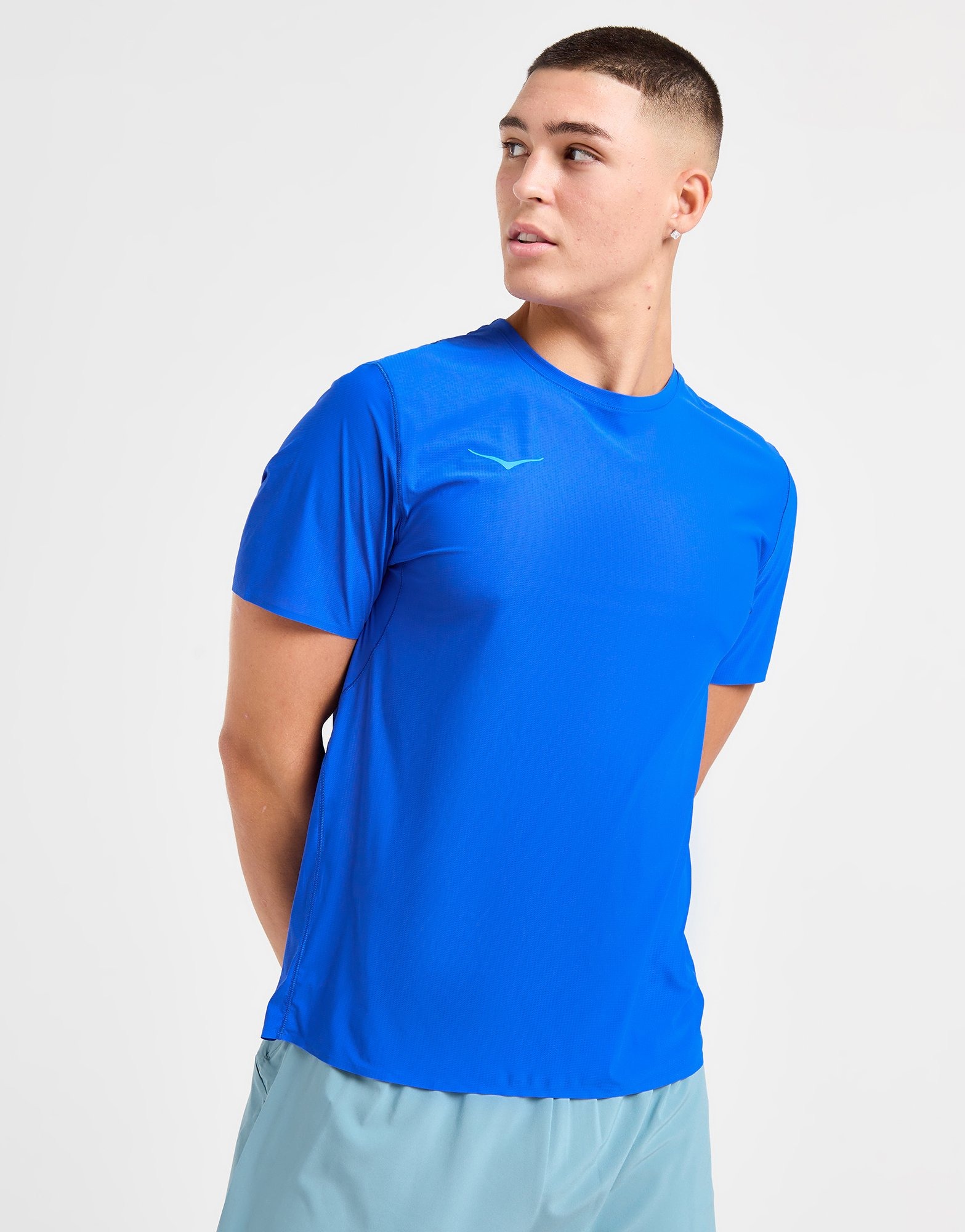 Blue HOKA Airolite Run T-Shirt - JD Sports Global