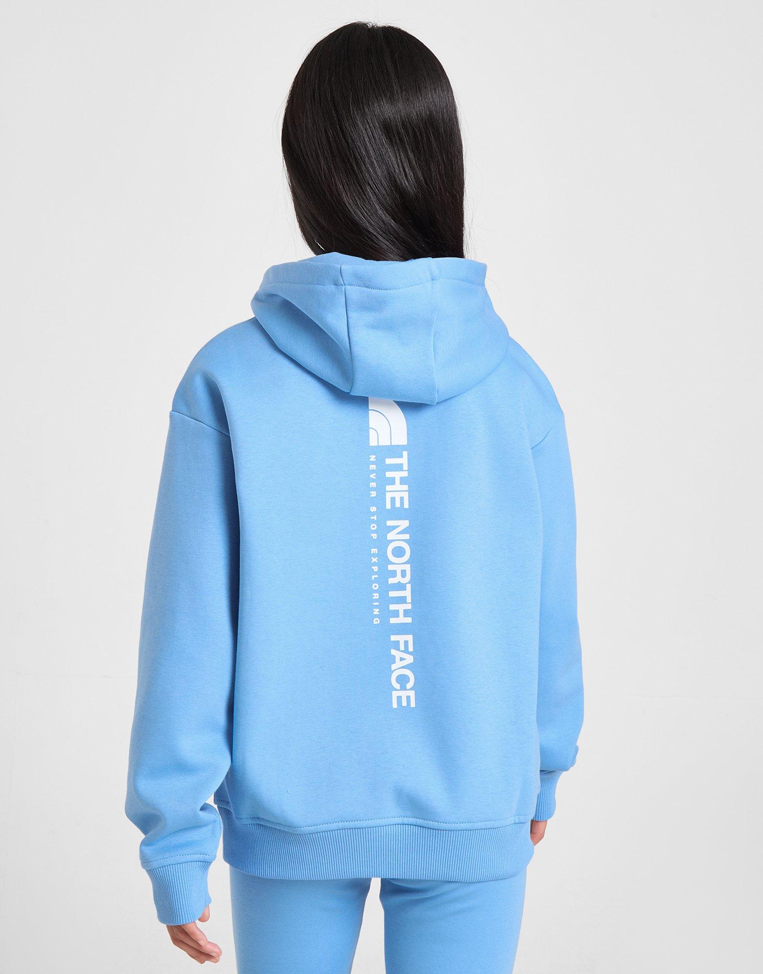 North face baby blue hoodie sales