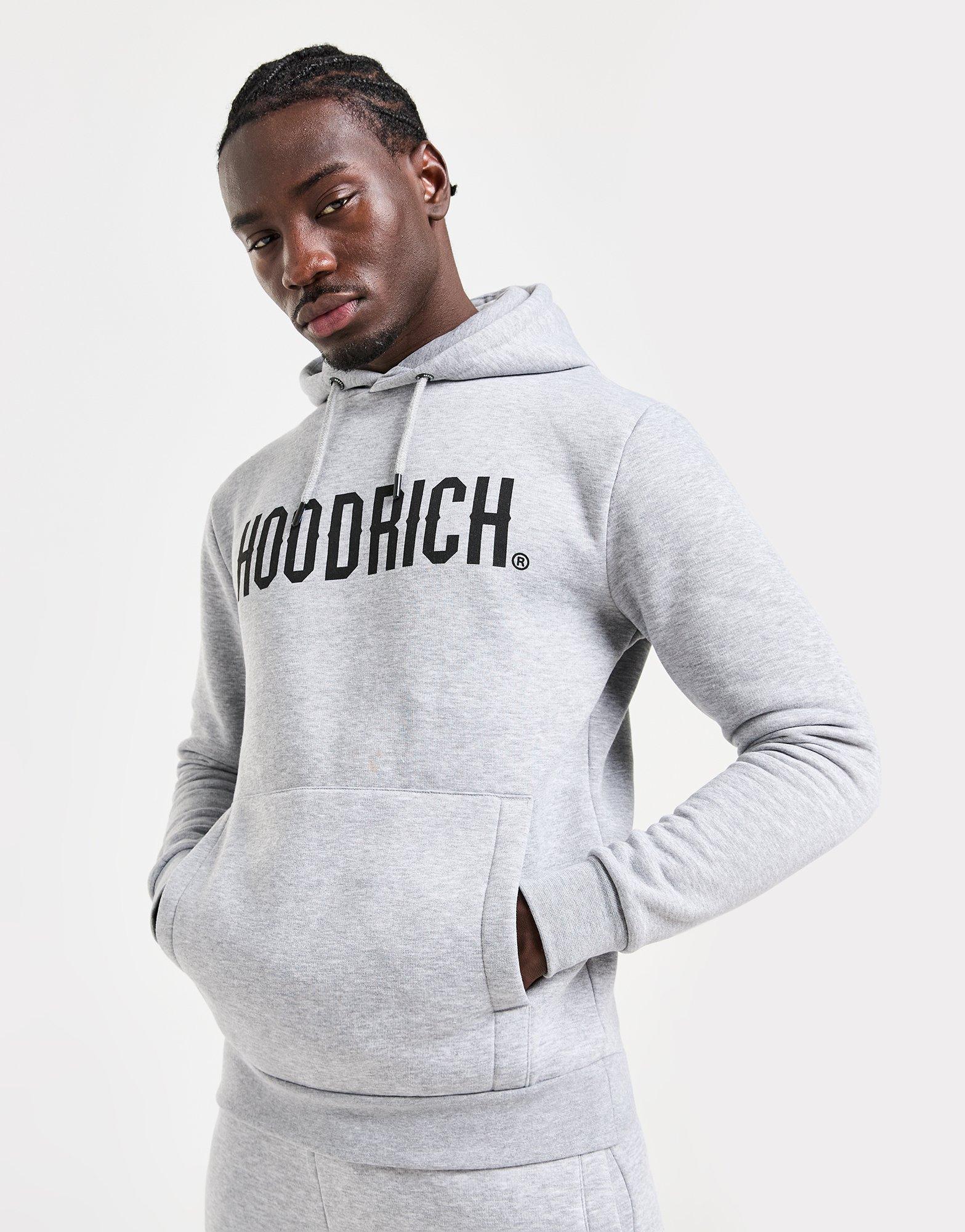 Shape Grey Marl Sweat Pocket Detail Cropped Hoodie