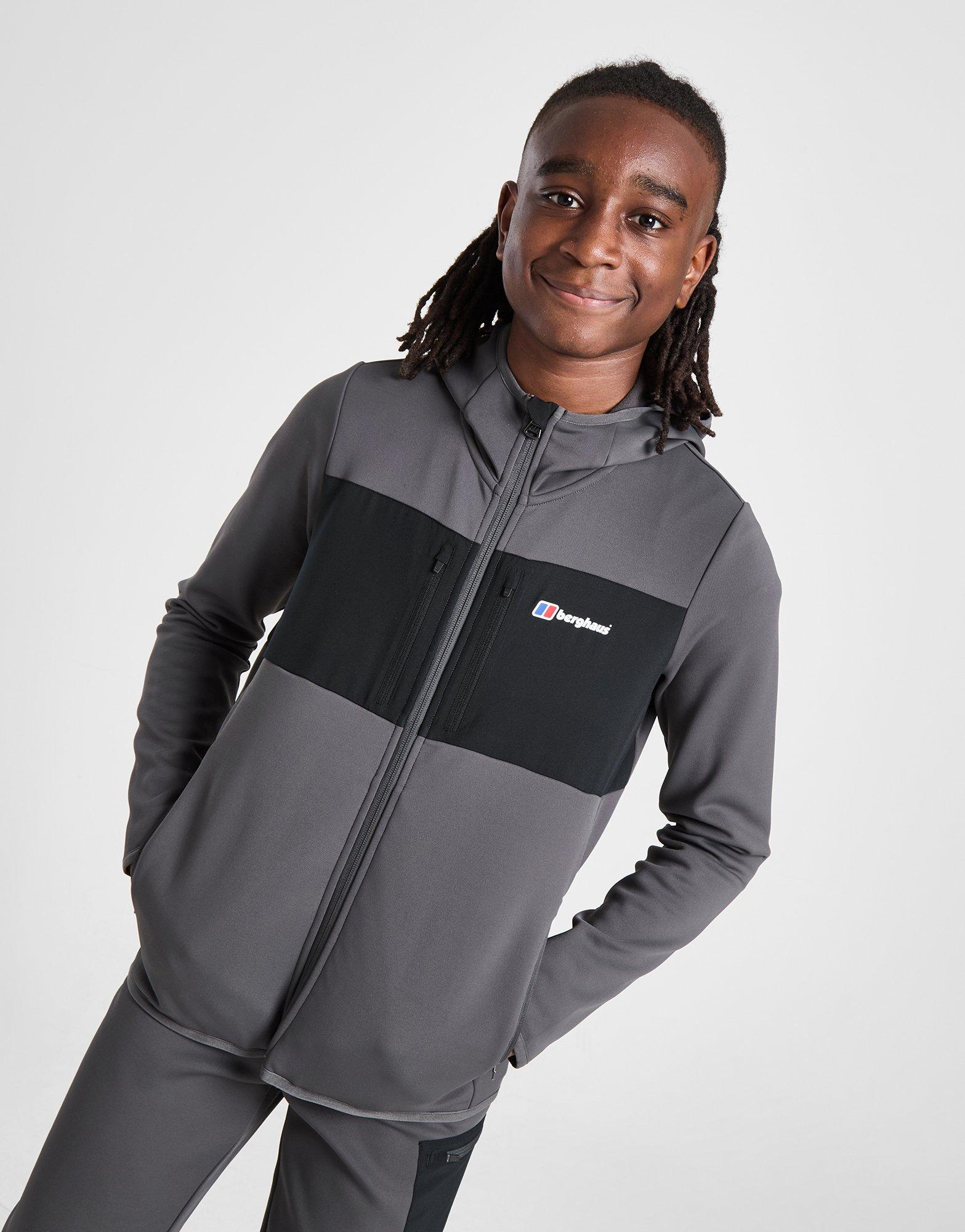 Berghaus Junior Boys Berghaus Hoodie Berghaus Woven Pocket Aged
