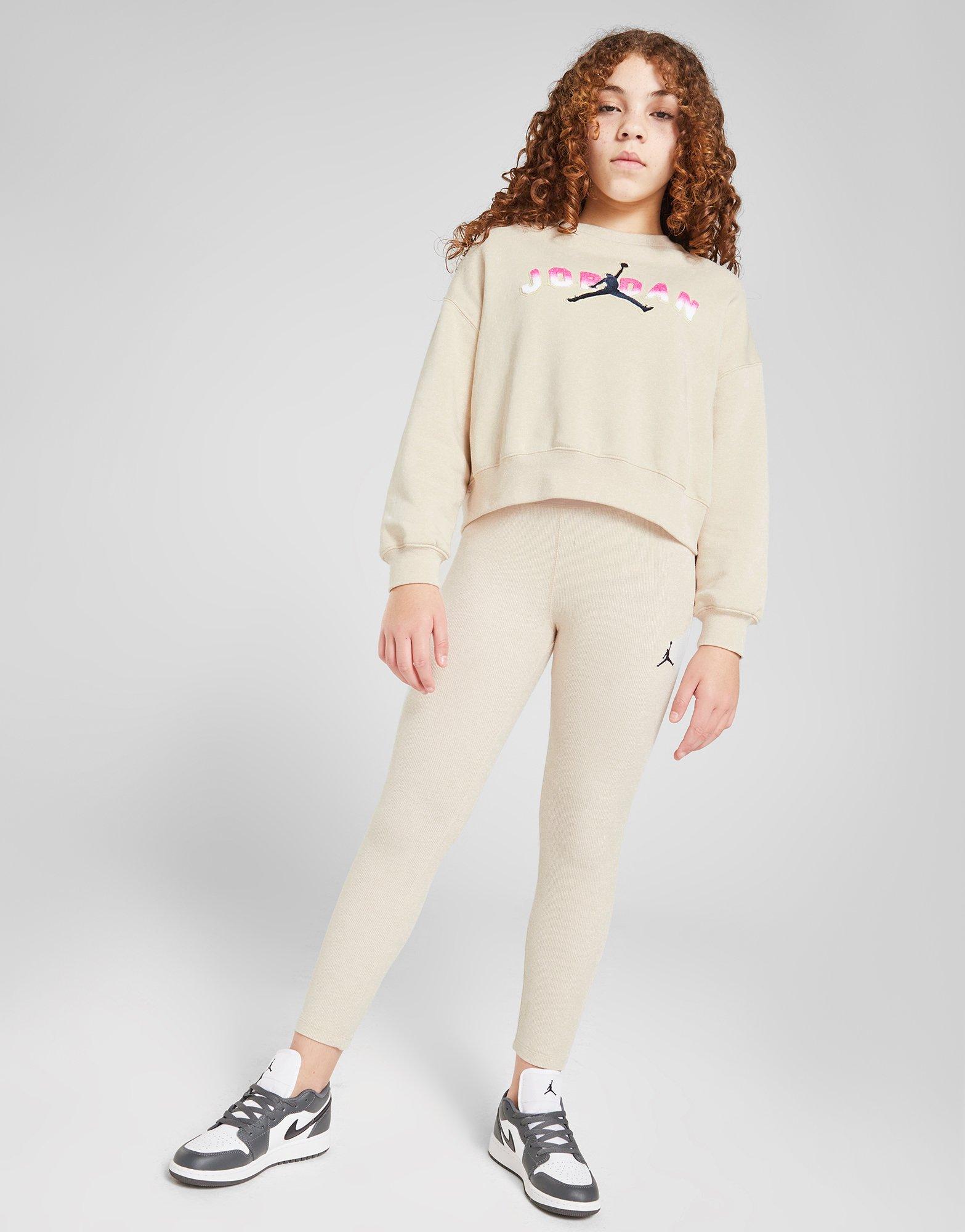 Jordan Girls' Logo Crew Sweatshirt Junior