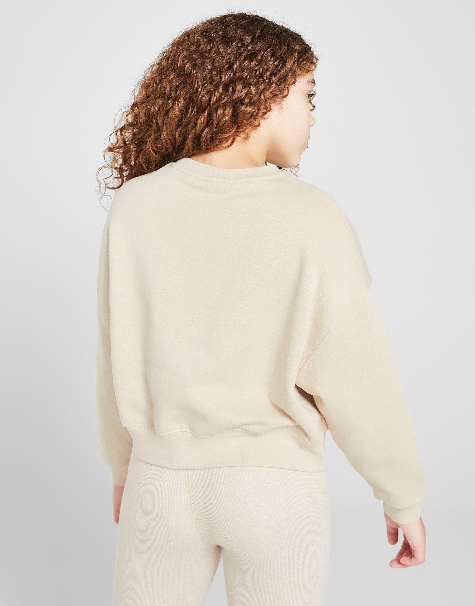 Jordan Girls' Logo Crew Sweatshirt Junior