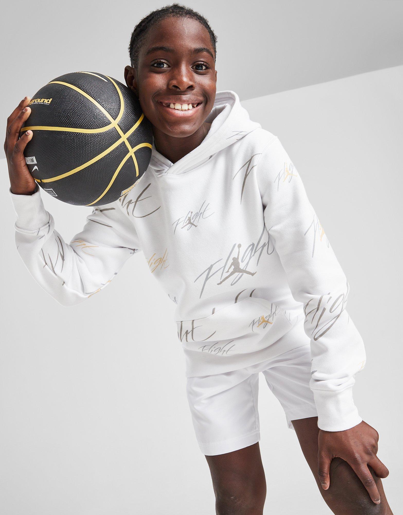 Jordan All Over Print Flight Hoodie Junior