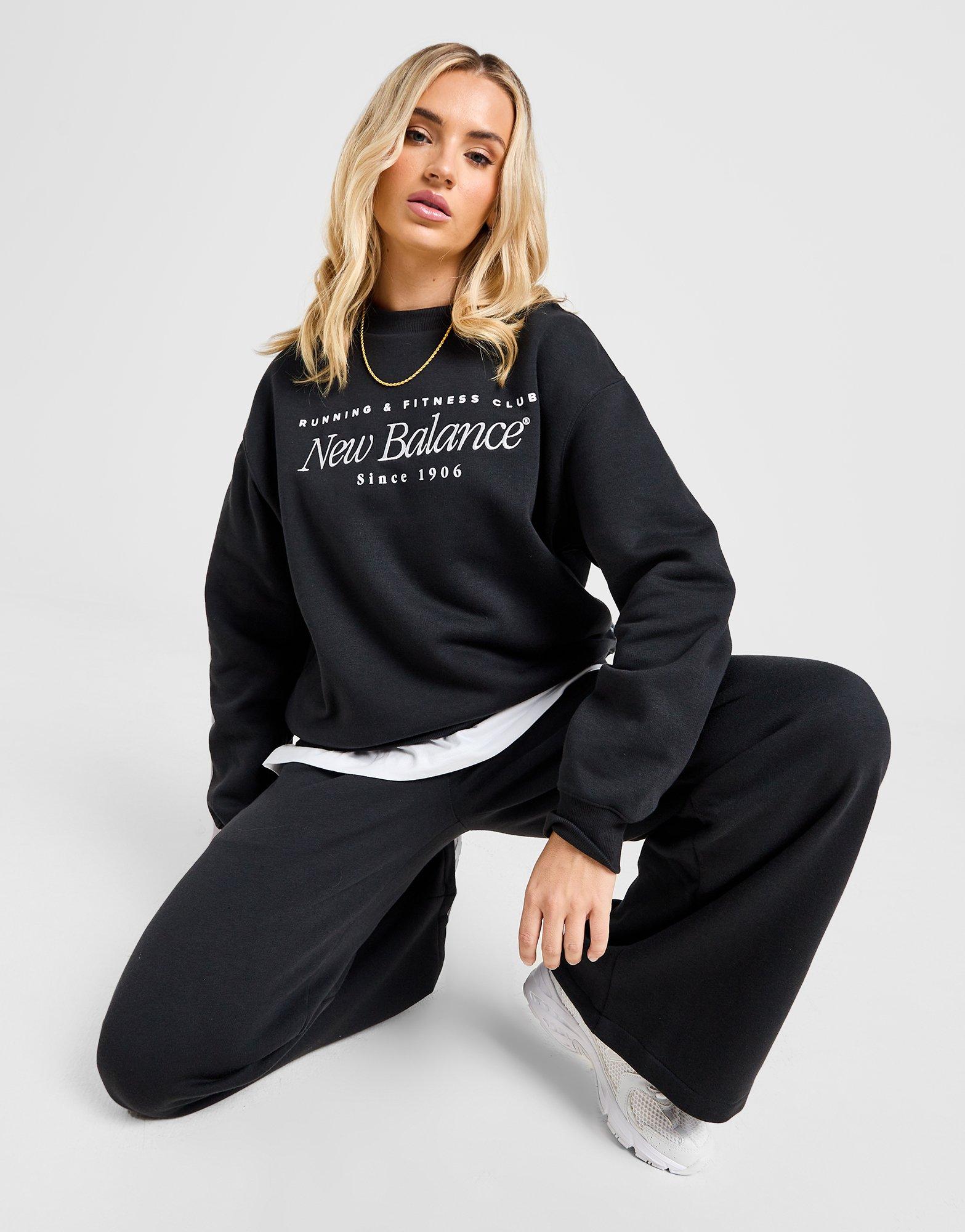 New Balance Script Embroidered Crew Sweatshirt